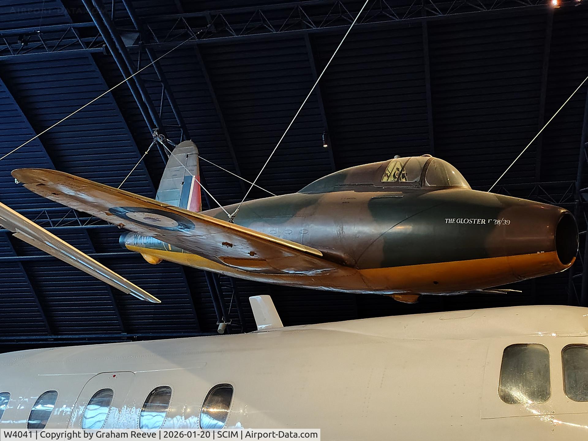 W4041, Gloster E28/39 C/N Not found W4041, On display at Science Museum, London.