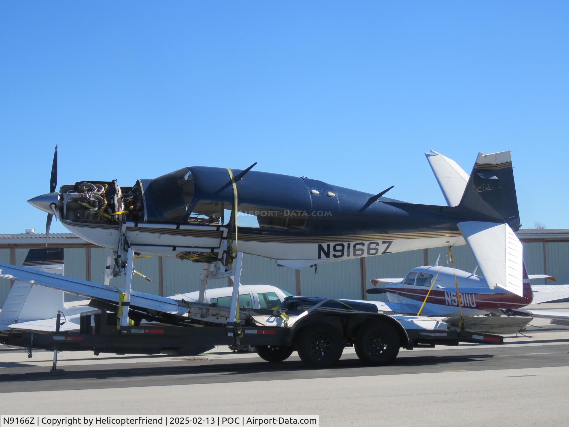 N9166Z, 1995 Mooney M20R Ovation C/N 29-0035, Involved in hard landing 2025-07-07