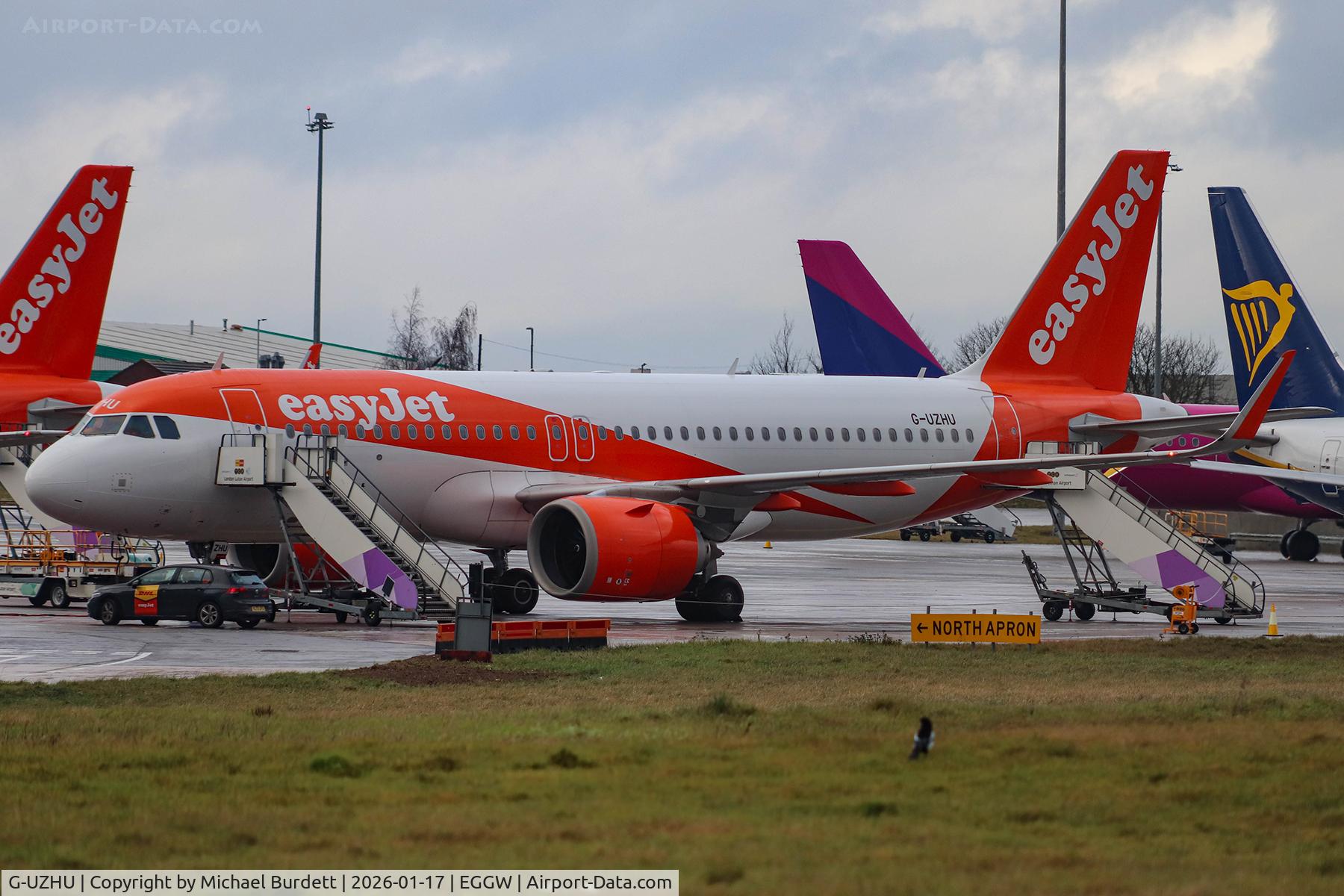 G-UZHU, 2018 Airbus A320-251N C/N 8681, On stand