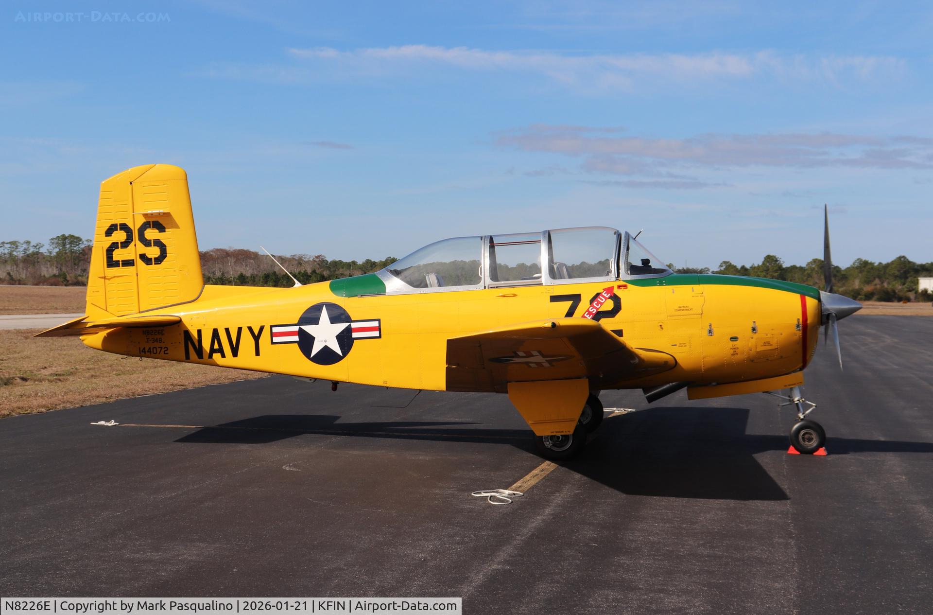 N8226E, 1957 Beech D-45 Mentor C/N BG-379, Beech T-34B