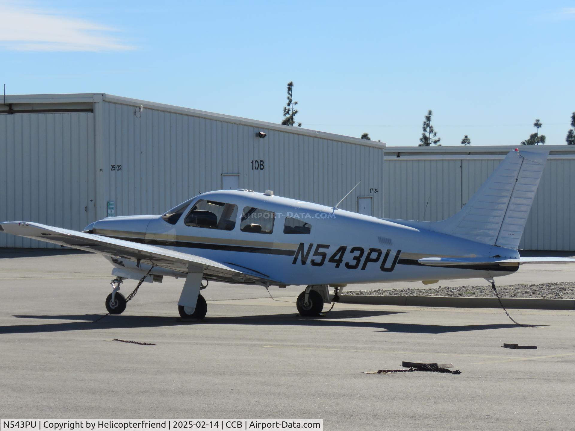 N543PU, 2003 Piper PA-28R-201 Cherokee Arrow III C/N 2844100, Parked in transit parking