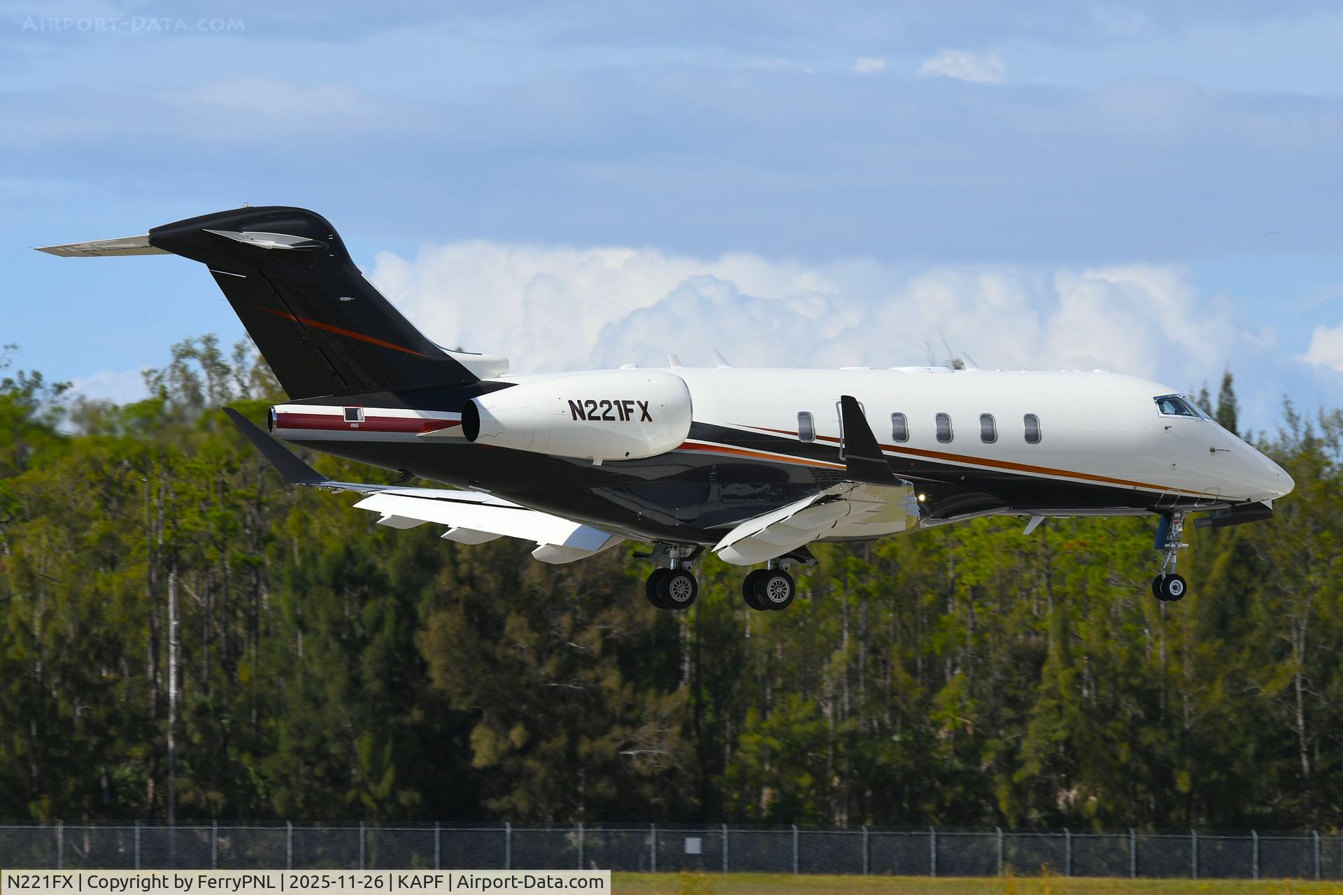 N221FX, 2025 Bombardier Challenger 3500 C/N 21080, Flexjet CL3500 over the numbers