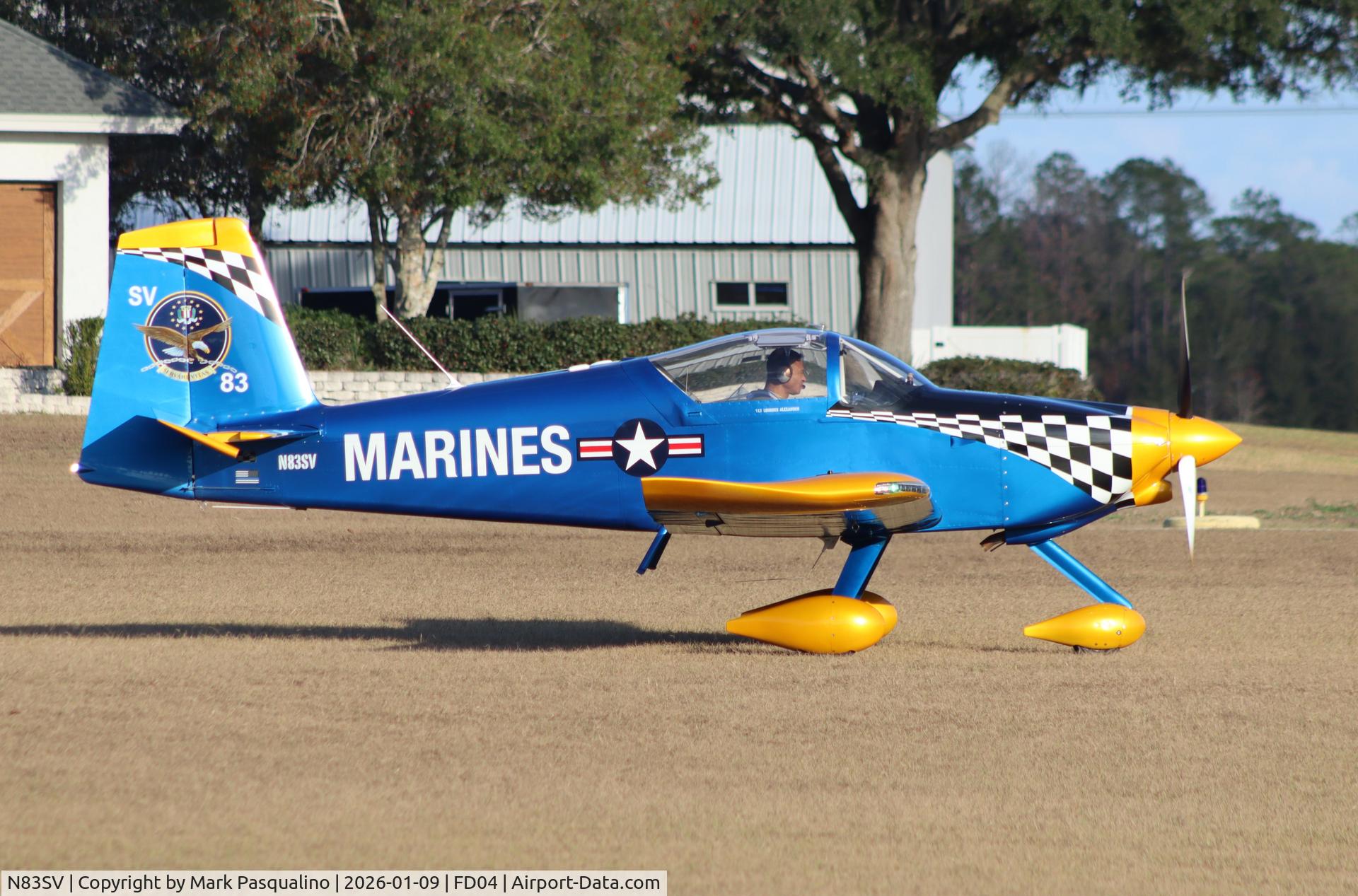 N83SV, 2025 Vans RV-7A C/N 70307, Vans RV-7A