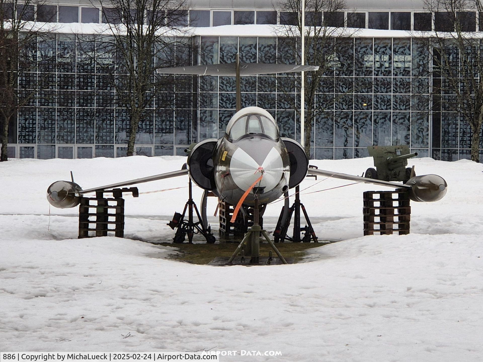 886, Canadair CF-104 Starfighter C/N 1186, At the Norwegian Armed Forces Aircraft Museum, Oslo
