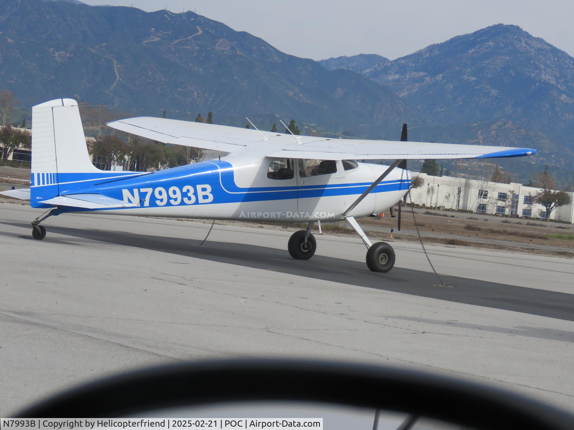 N7993B, 1957 Cessna 172 C/N 29793, Parked