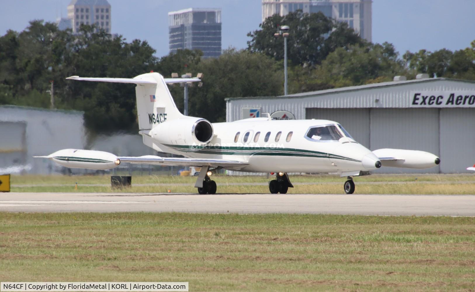 N64CF, 1982 Gates Learjet 35A C/N 461, Lear 35A zx  orl-mdw