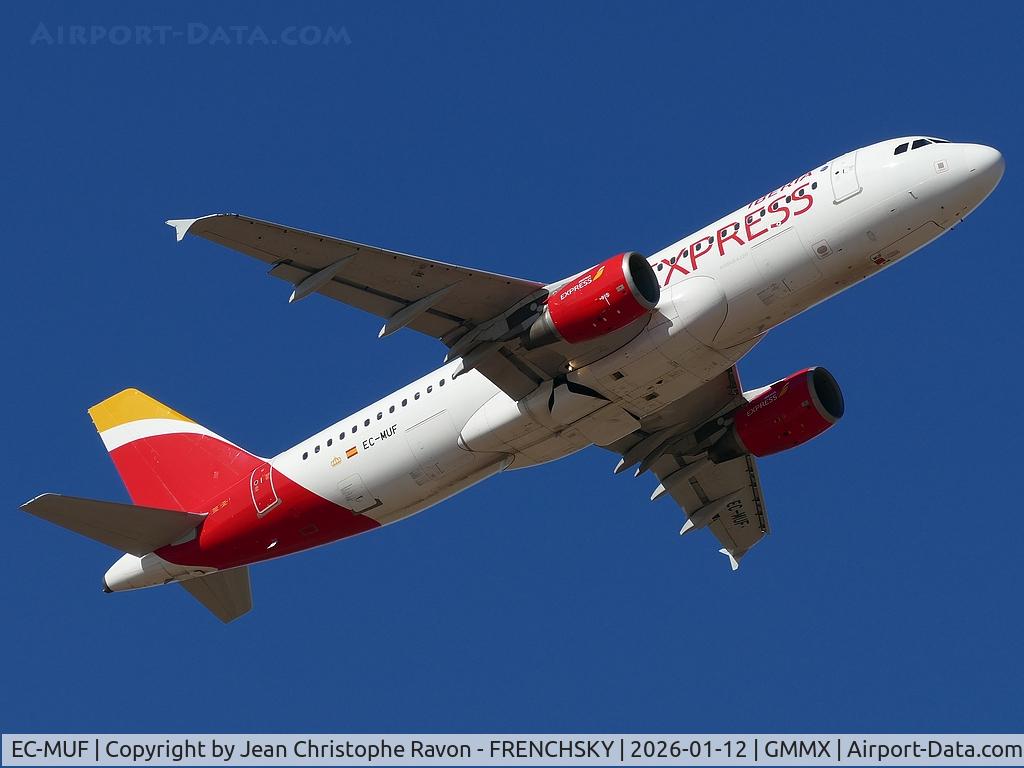 EC-MUF, 2007 Airbus A320-214 C/N 3278, IB1852 to Madrid Barajas