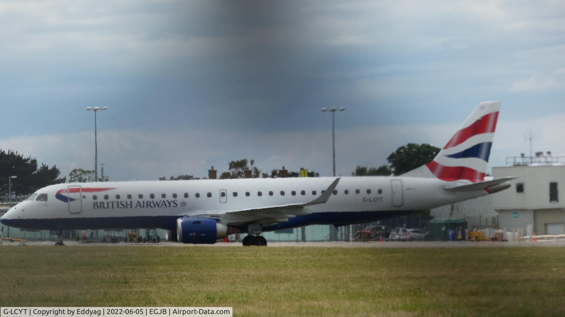 G-LCYT, 2014 Embraer 190SR (ERJ-190-100SR) C/N 19000670, BA Cityflyer