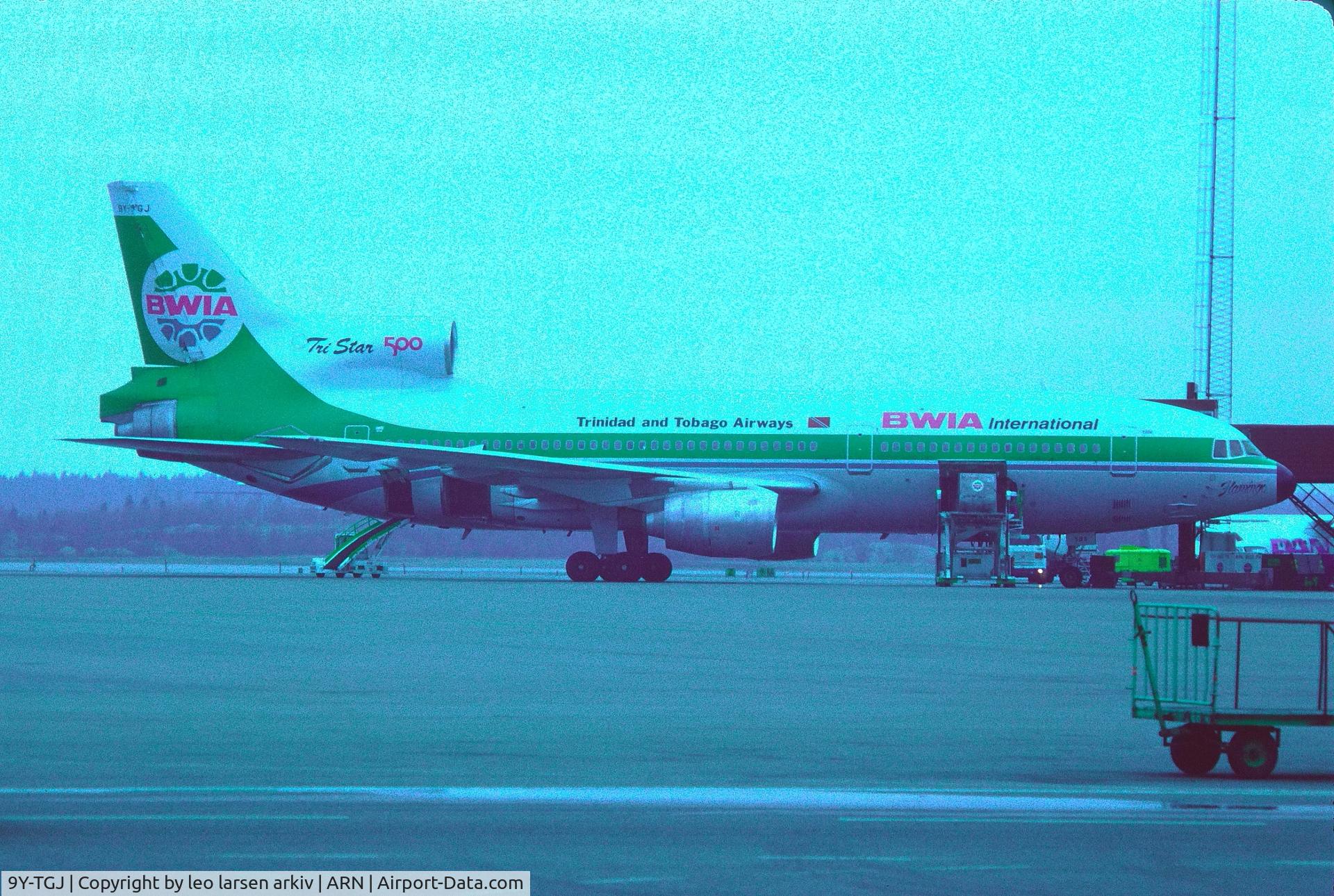 9Y-TGJ, 1979 Lockheed L-1011 Tristar 500 C/N 193G-1179, Arlanda 4.1989