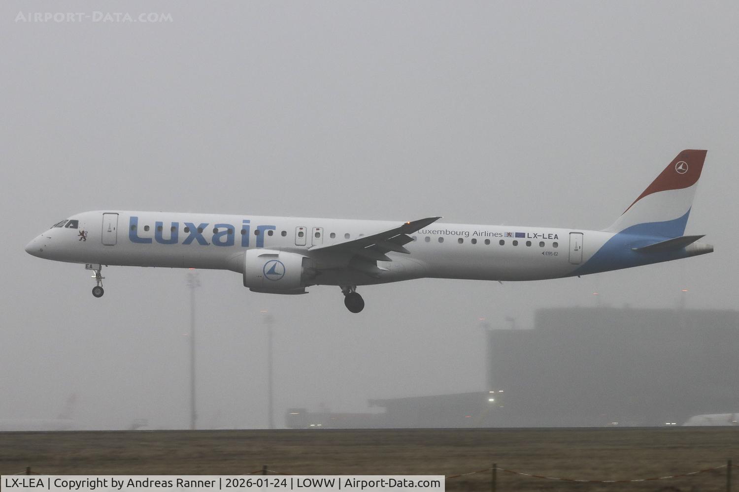 LX-LEA, Embraer ERJ-190-400STD C/N 19020199, Luxair ERJ-190-E2