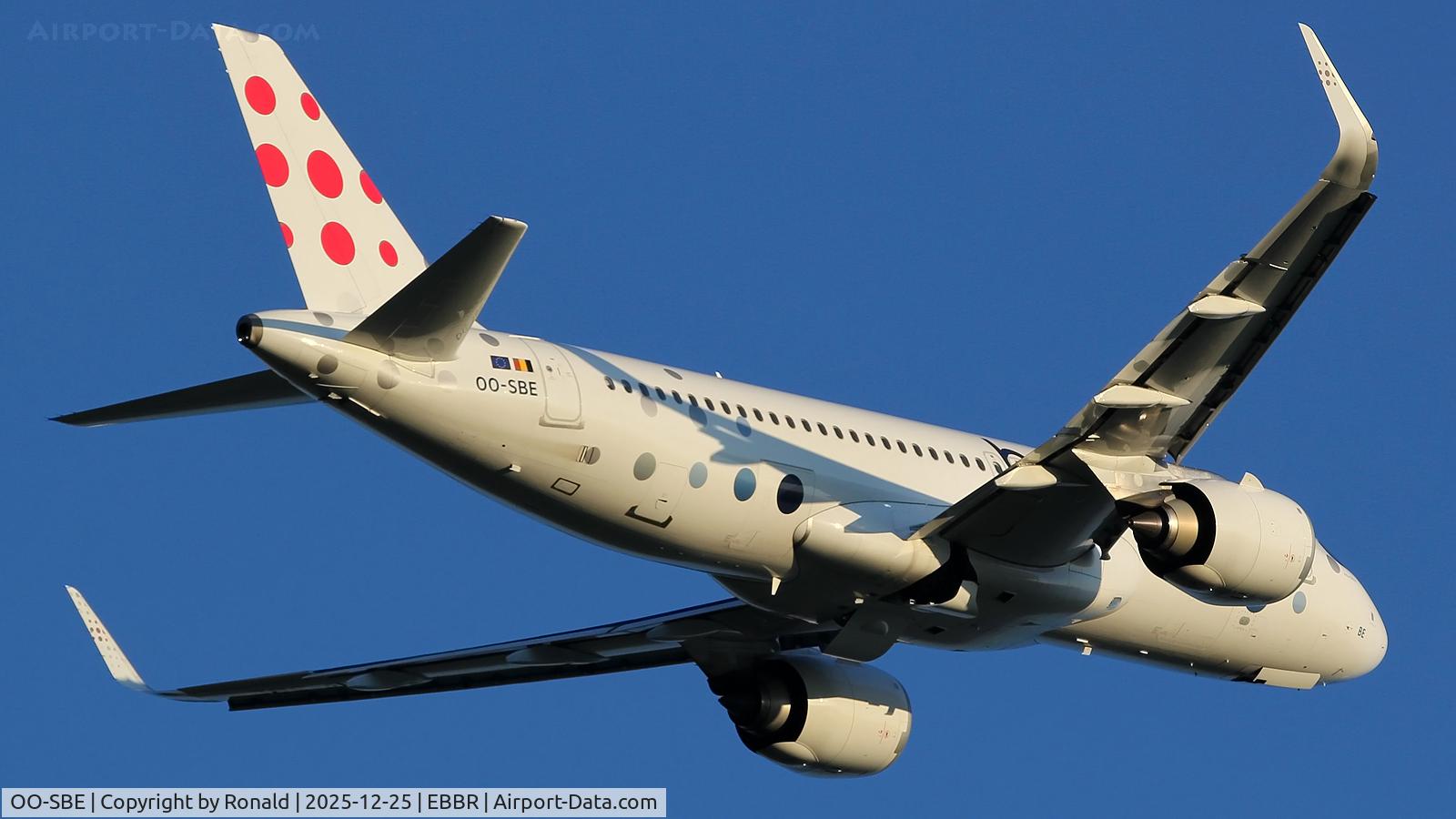 OO-SBE, 2024 Airbus A320-251N C/N 12069, at ebbr