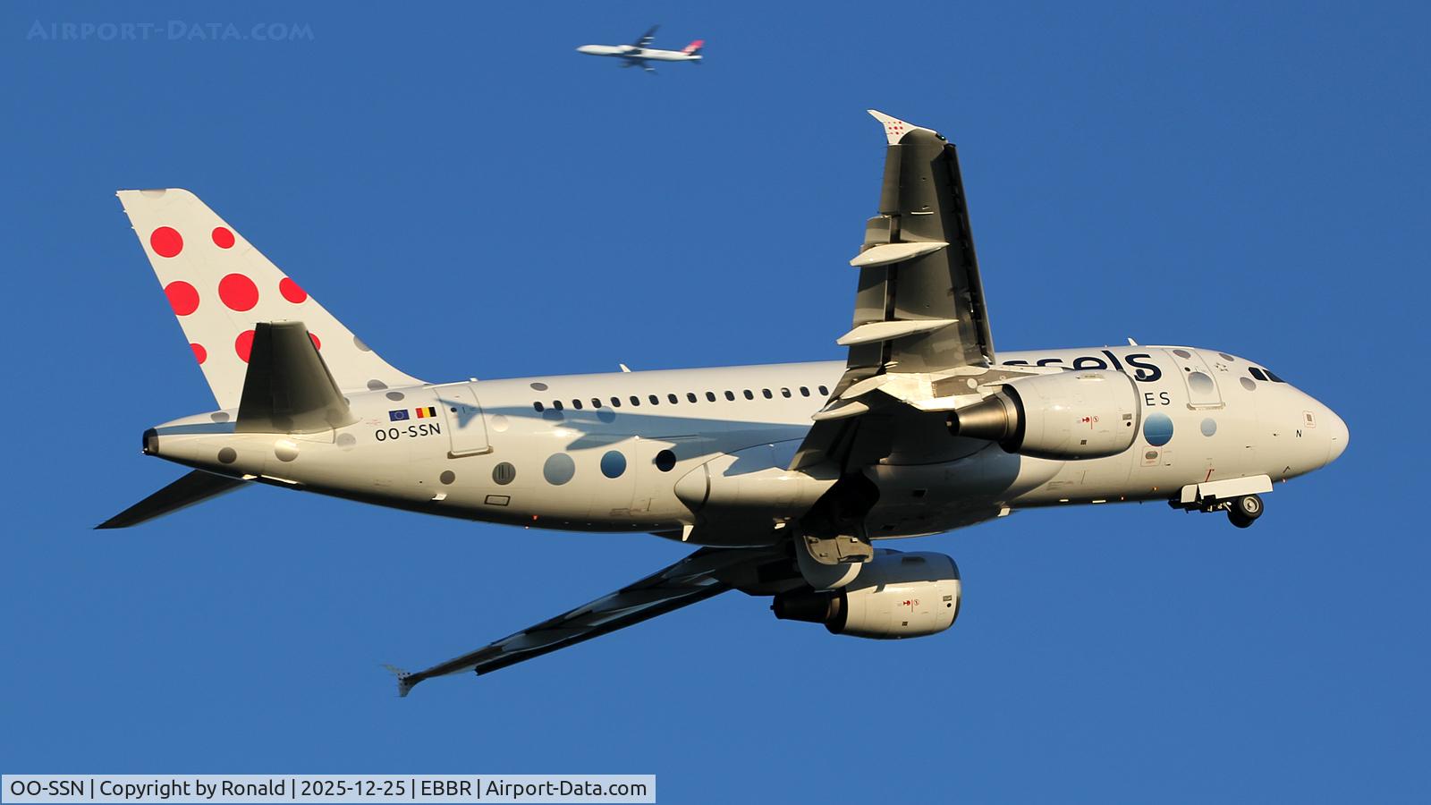 OO-SSN, 2003 Airbus A319-112 C/N 1963, at ebbr