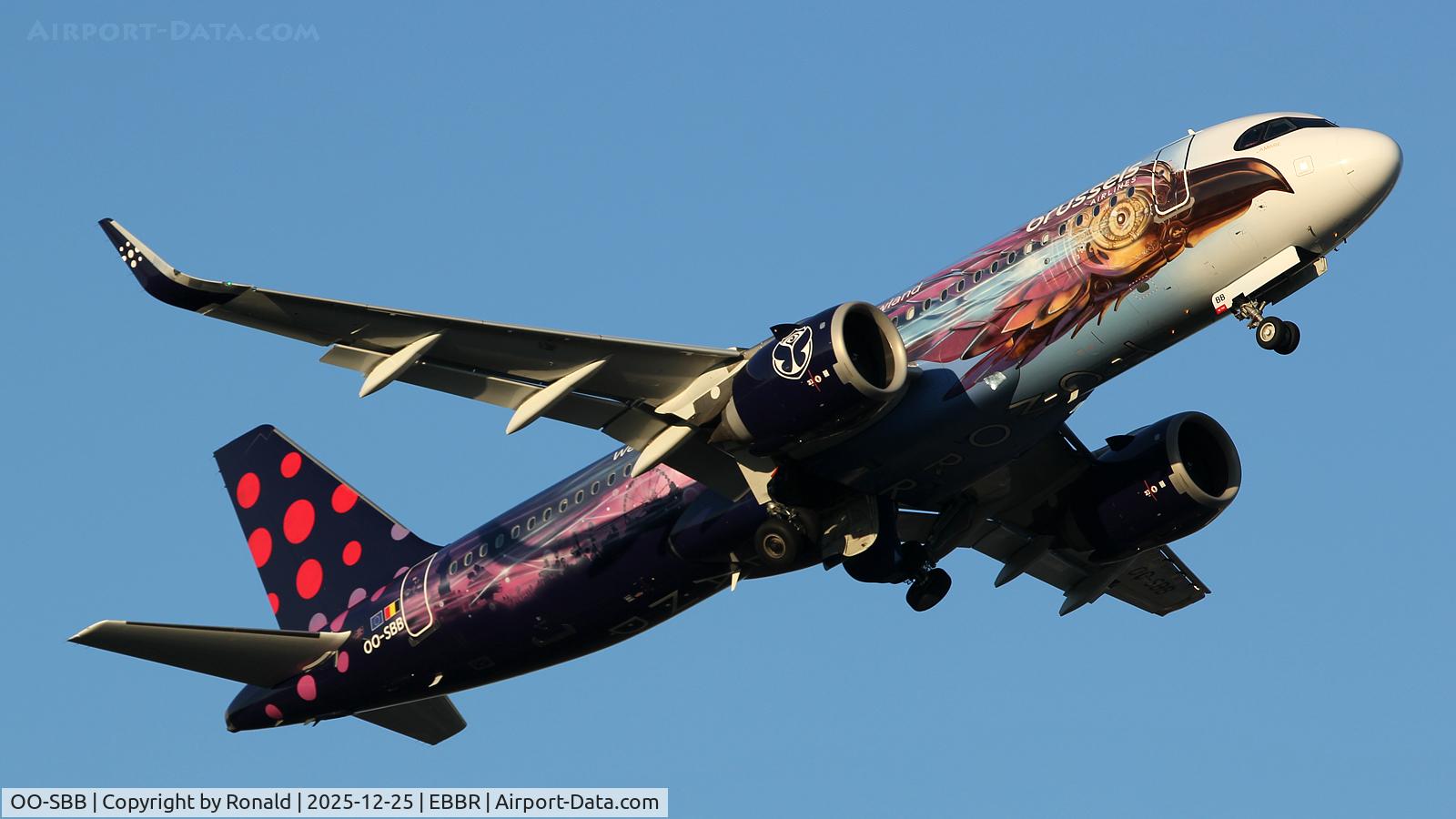 OO-SBB, 2023 Airbus A320-251N C/N 11790, at ebbr