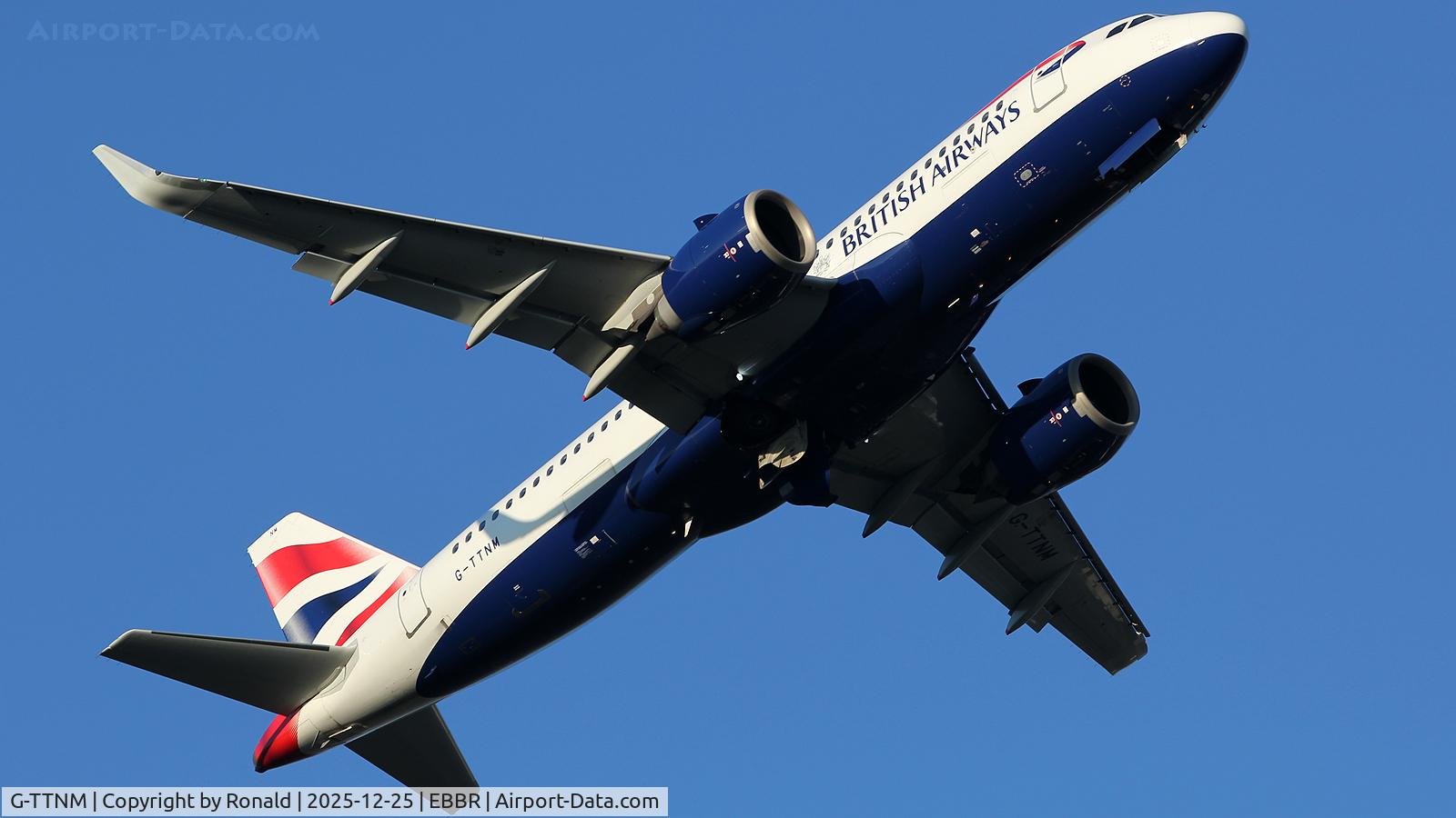 G-TTNM, 2020 Airbus A320-251N C/N 10144, at ebbr