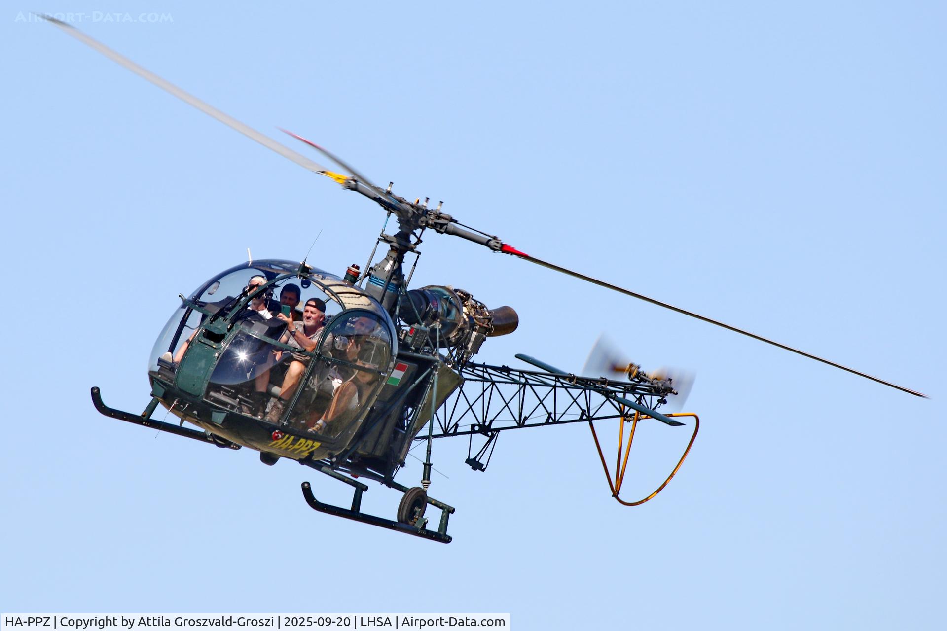 HA-PPZ, 1968 Sud Aviation SA-318C Alouette II Astazou C/N 2032-C656, LHSA - Szentkirályszabadja Airport, Hungary