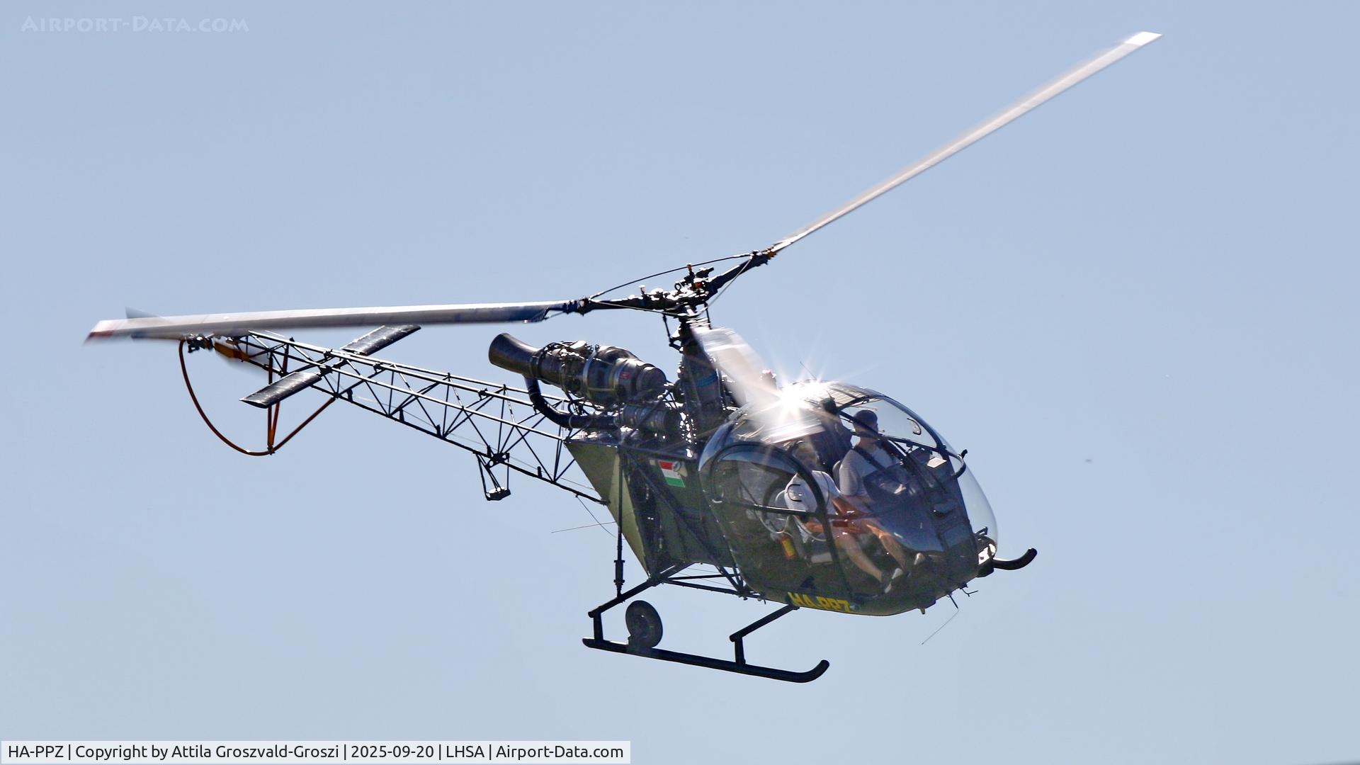 HA-PPZ, 1968 Sud Aviation SA-318C Alouette II Astazou C/N 2032-C656, LHSA - Szentkirályszabadja Airport, Hungary