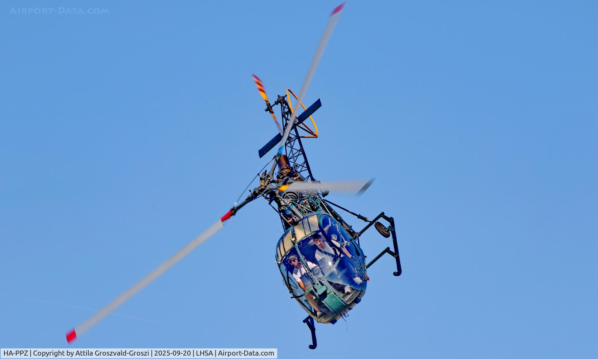 HA-PPZ, 1968 Sud Aviation SA-318C Alouette II Astazou C/N 2032-C656, LHSA - Szentkirályszabadja Airport, Hungary