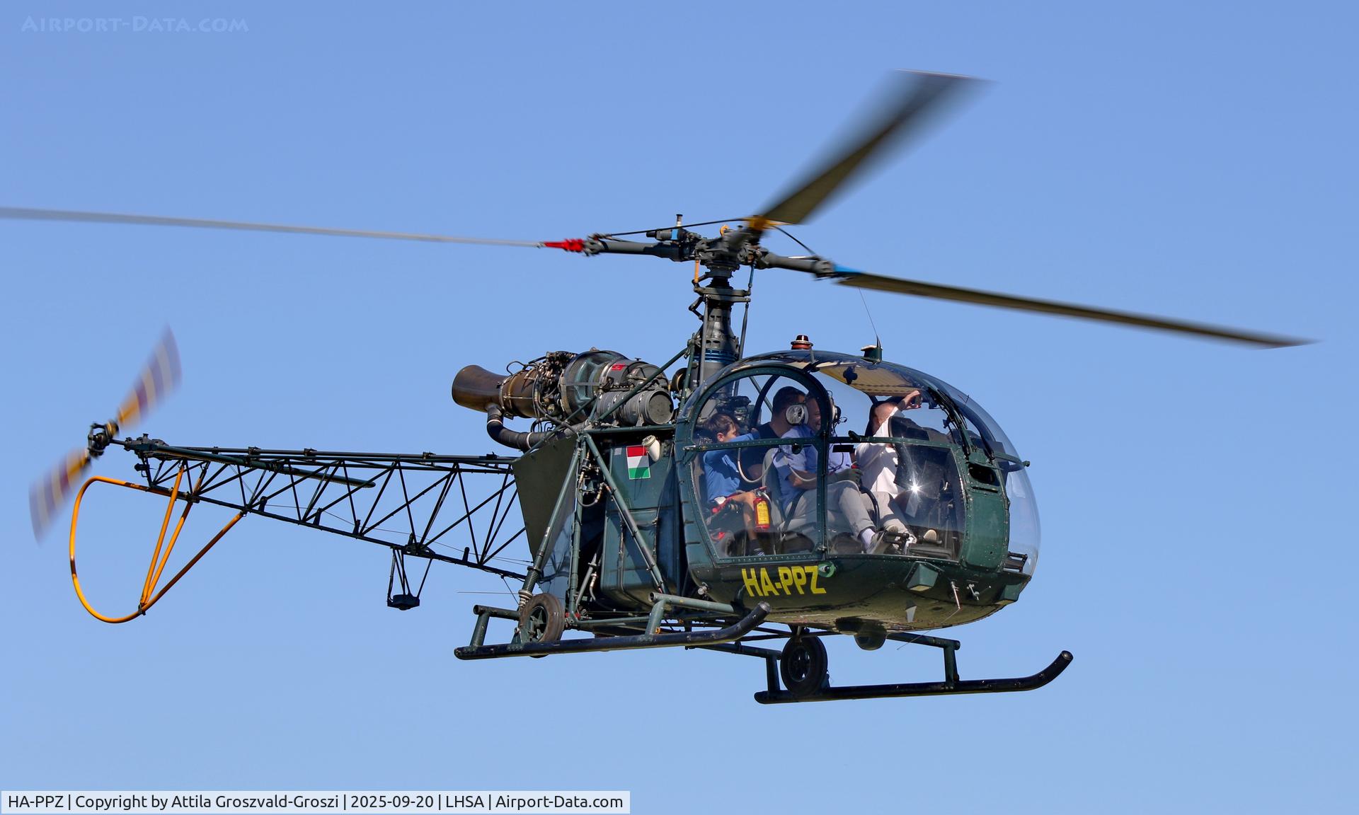 HA-PPZ, 1968 Sud Aviation SA-318C Alouette II Astazou C/N 2032-C656, LHSA - Szentkirályszabadja Airport, Hungary
