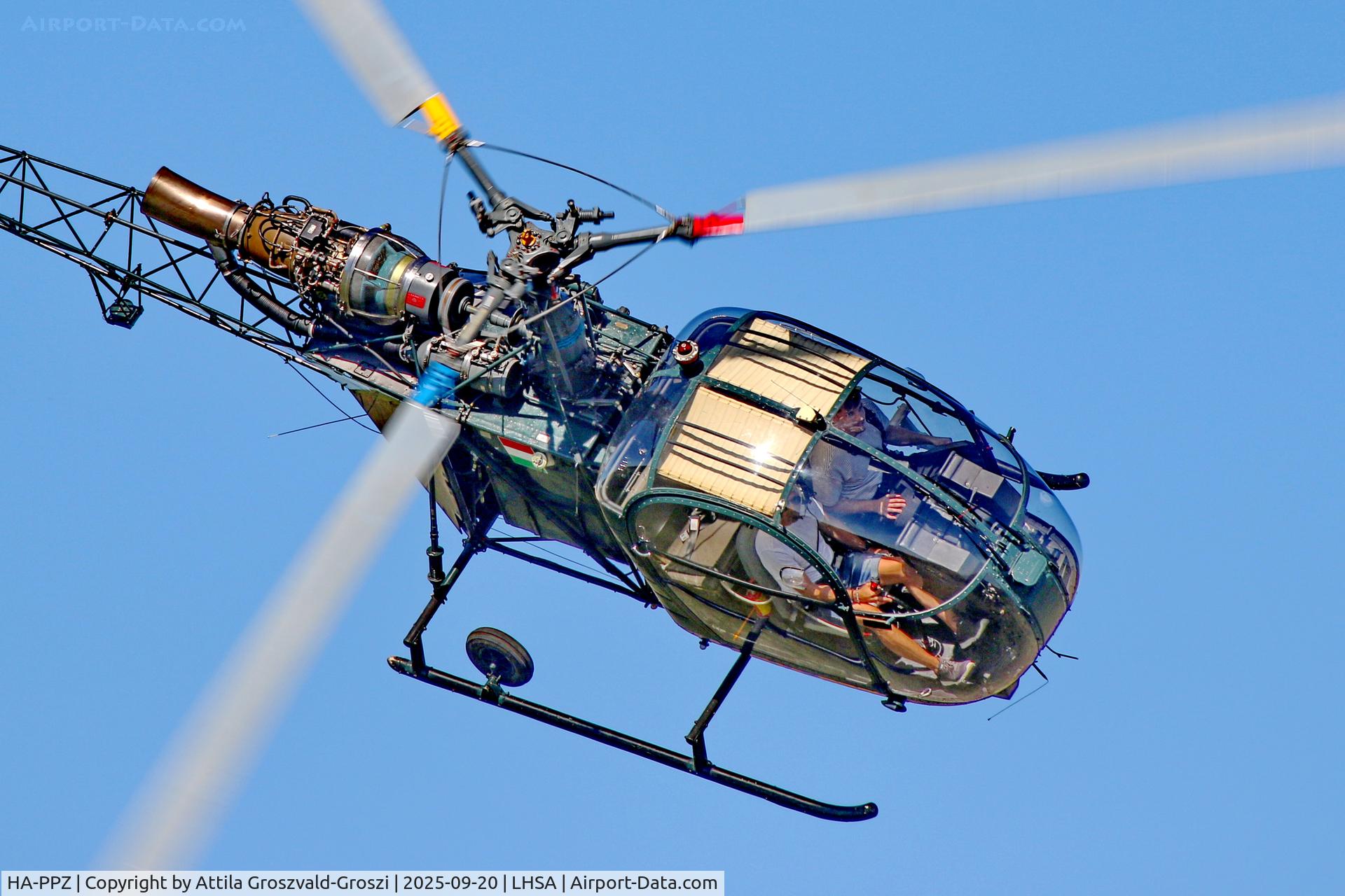 HA-PPZ, 1968 Sud Aviation SA-318C Alouette II Astazou C/N 2032-C656, LHSA - Szentkirályszabadja Airport, Hungary