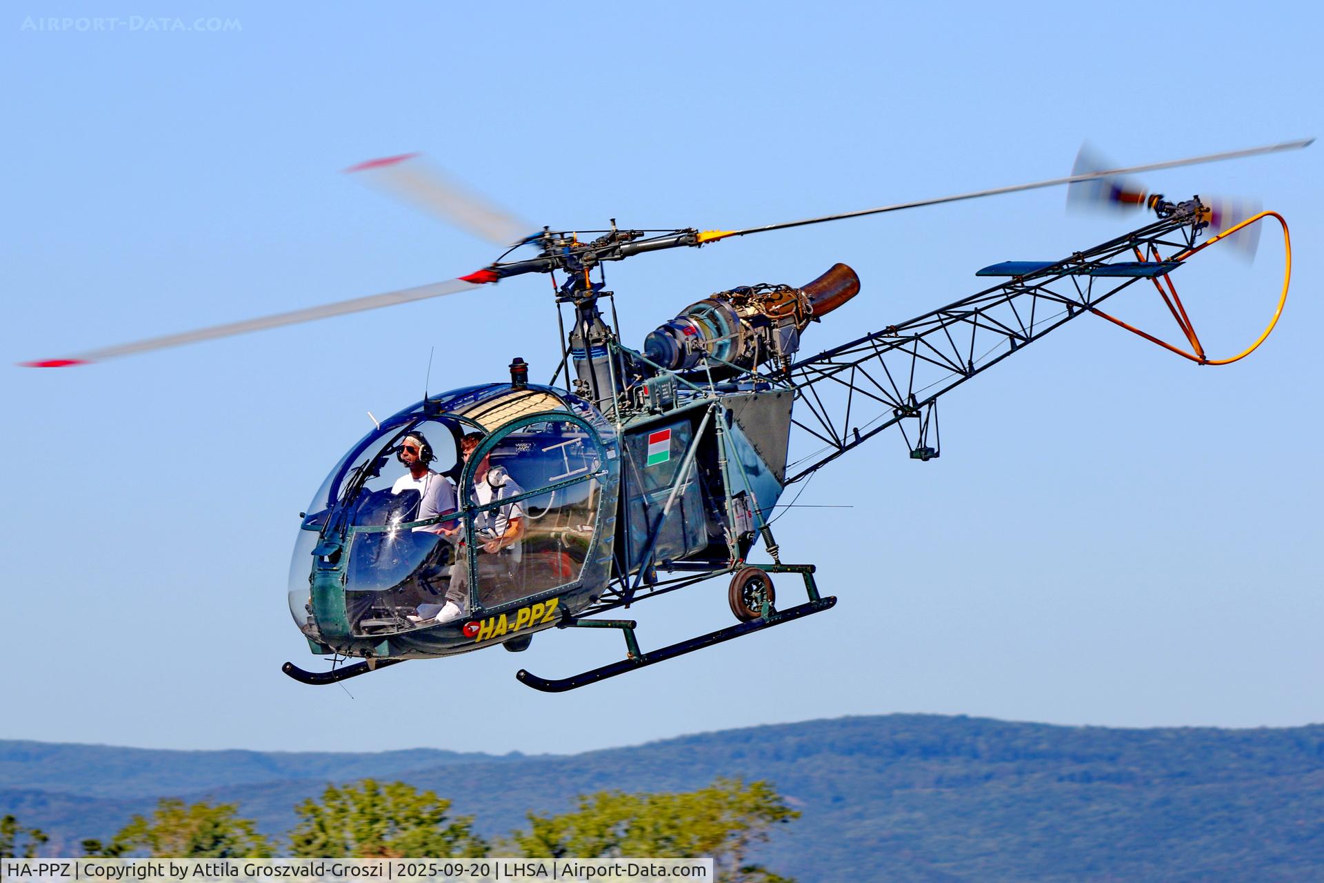 HA-PPZ, 1968 Sud Aviation SA-318C Alouette II Astazou C/N 2032-C656, LHSA - Szentkirályszabadja Airport, Hungary