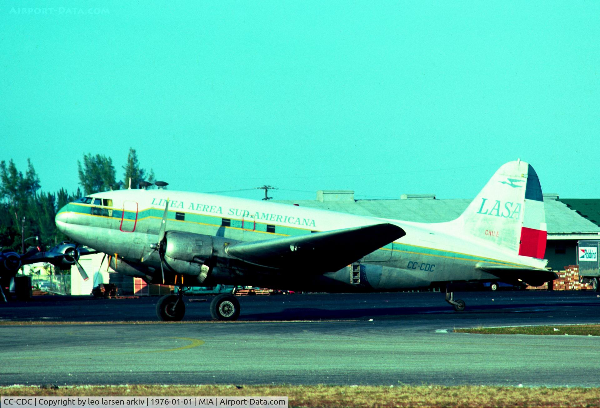 CC-CDC, 1944 Curtiss C-46D Commando C/N 30653, MIA 1.1976