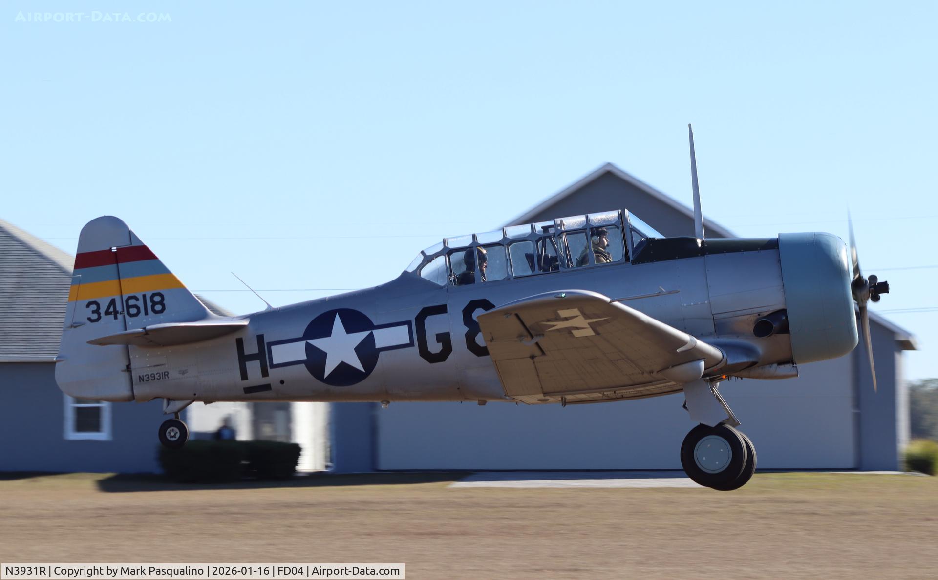 N3931R, North American AT-6B Texan C/N 84-923, North American AT-6B