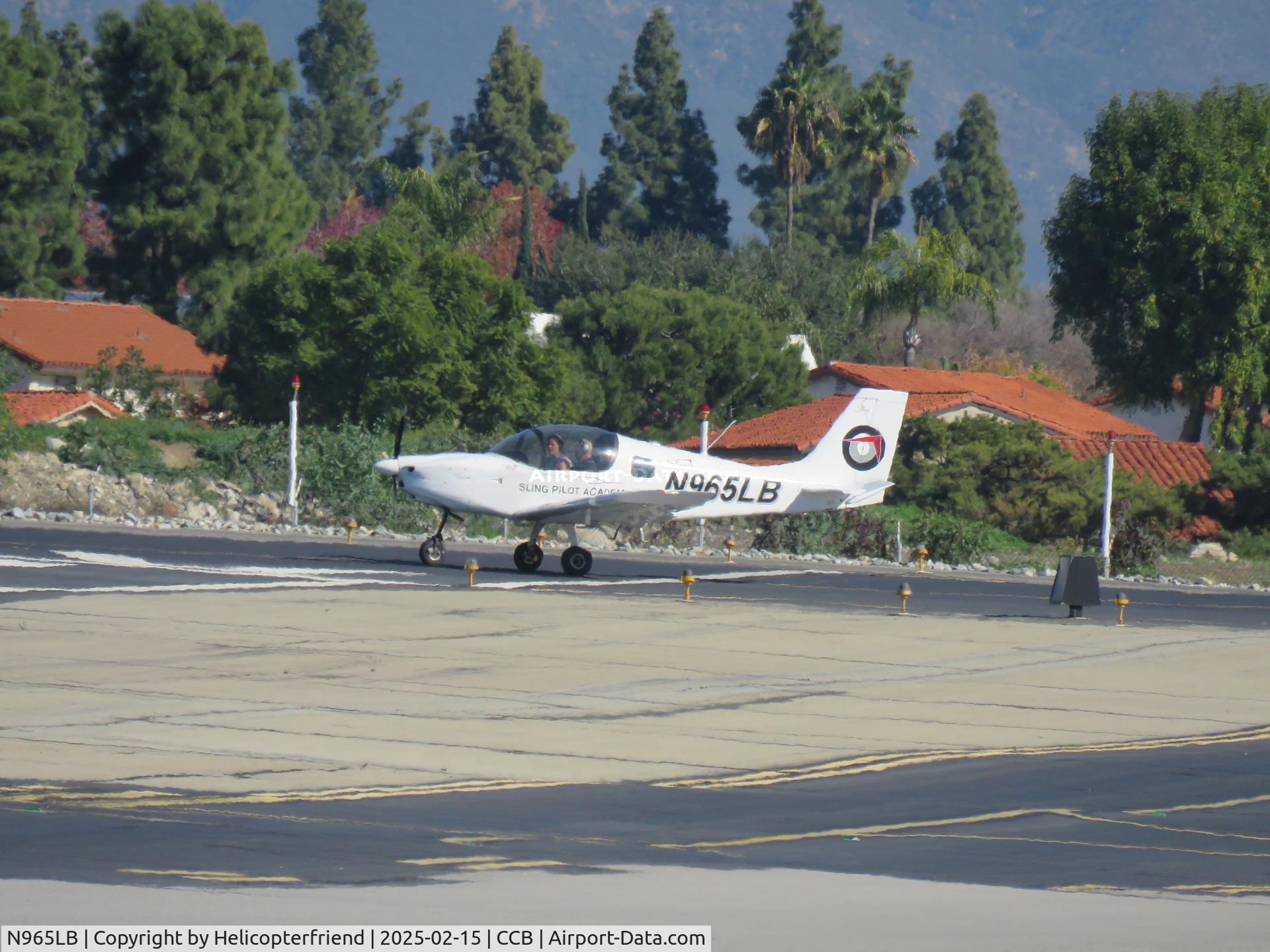 N965LB, 2021 Sling Aircraft (PTY) Ltd Sling LSA C/N 315, Entering runway 24