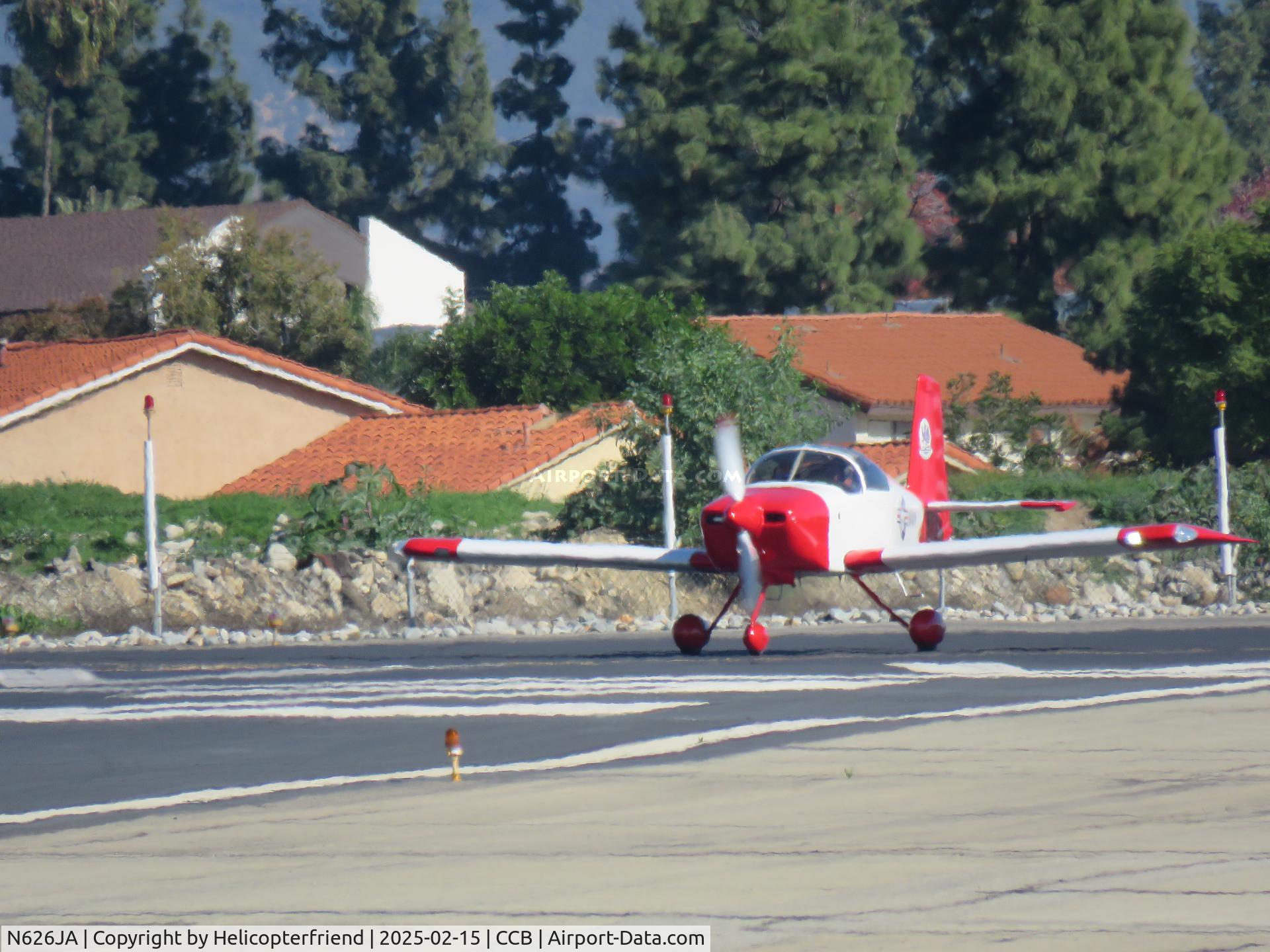 N626JA, 2015 Vans RV-7A C/N 73511, Starting take off roll