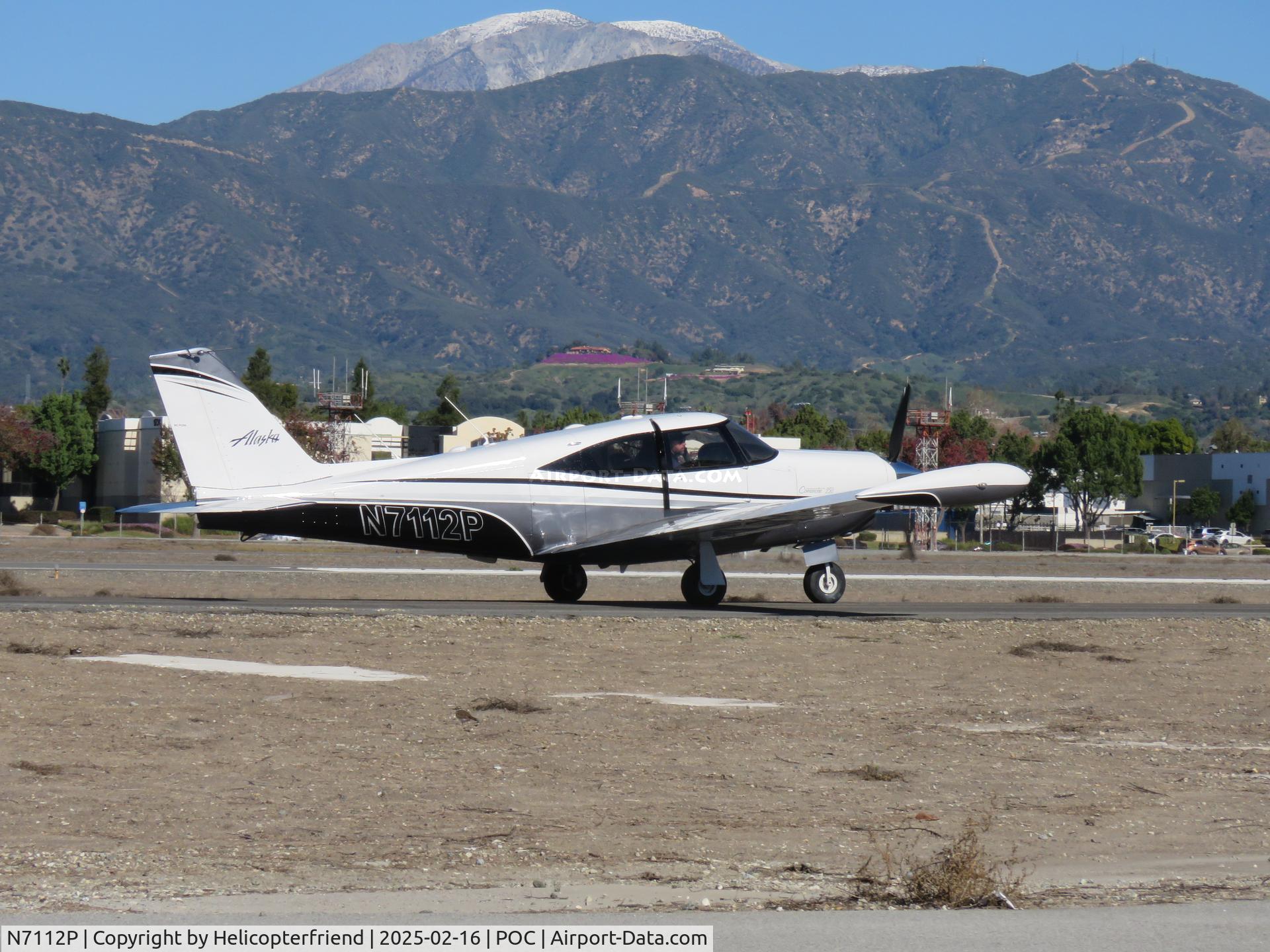 N7112P, 1960 Piper PA-24-250 Comanche C/N 24-2269, On taxiway Sierra