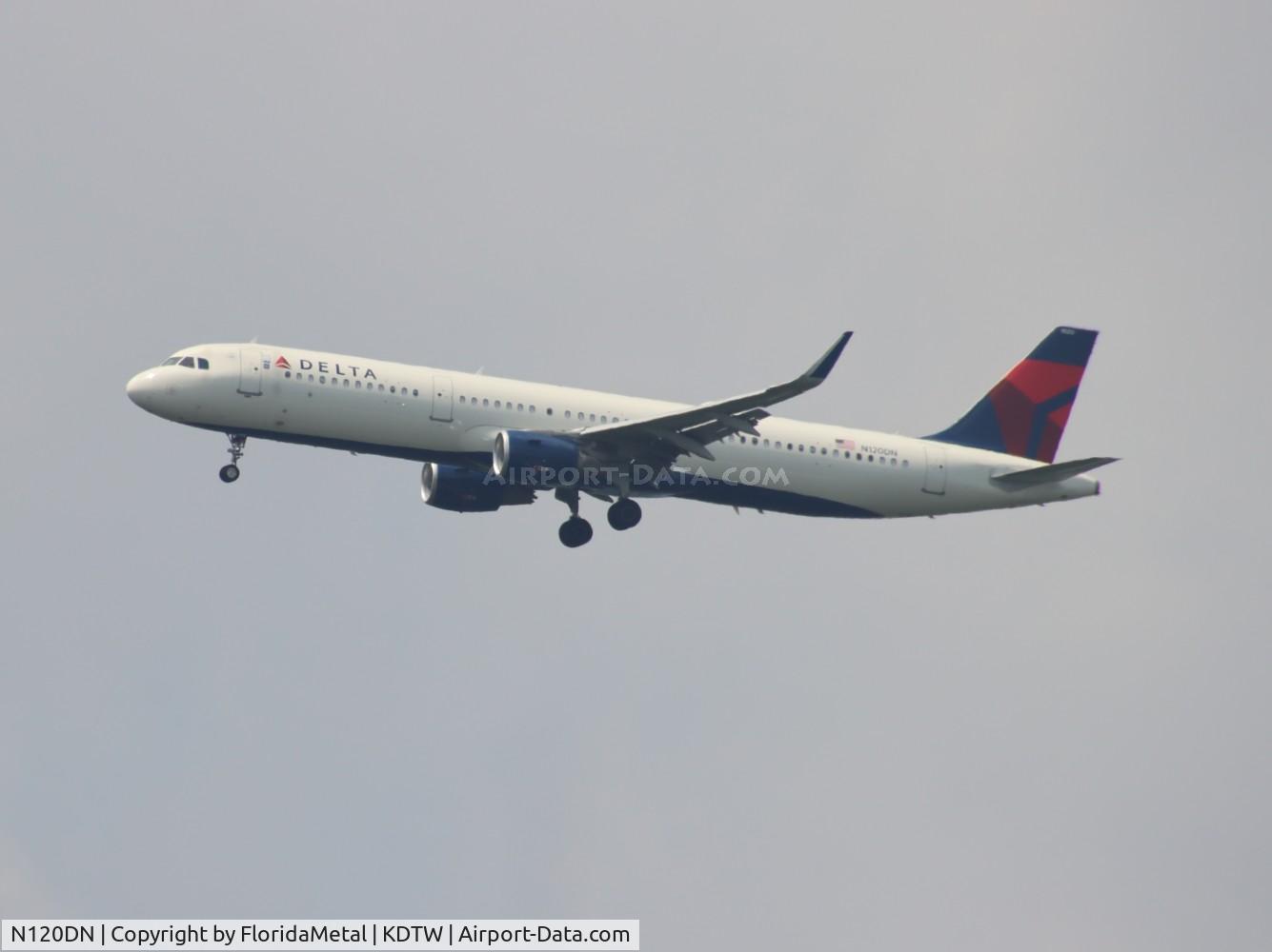 N120DN, 2021 Airbus A321-231 C/N 10185, DAL A321 zx msy-dtw