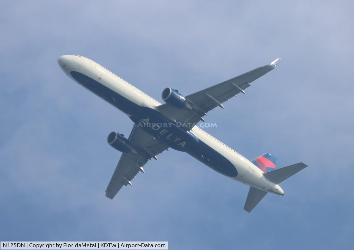 N125DN, 2021 Airbus A321-211 C/N 10252, DAL A321 zx sea-dtw