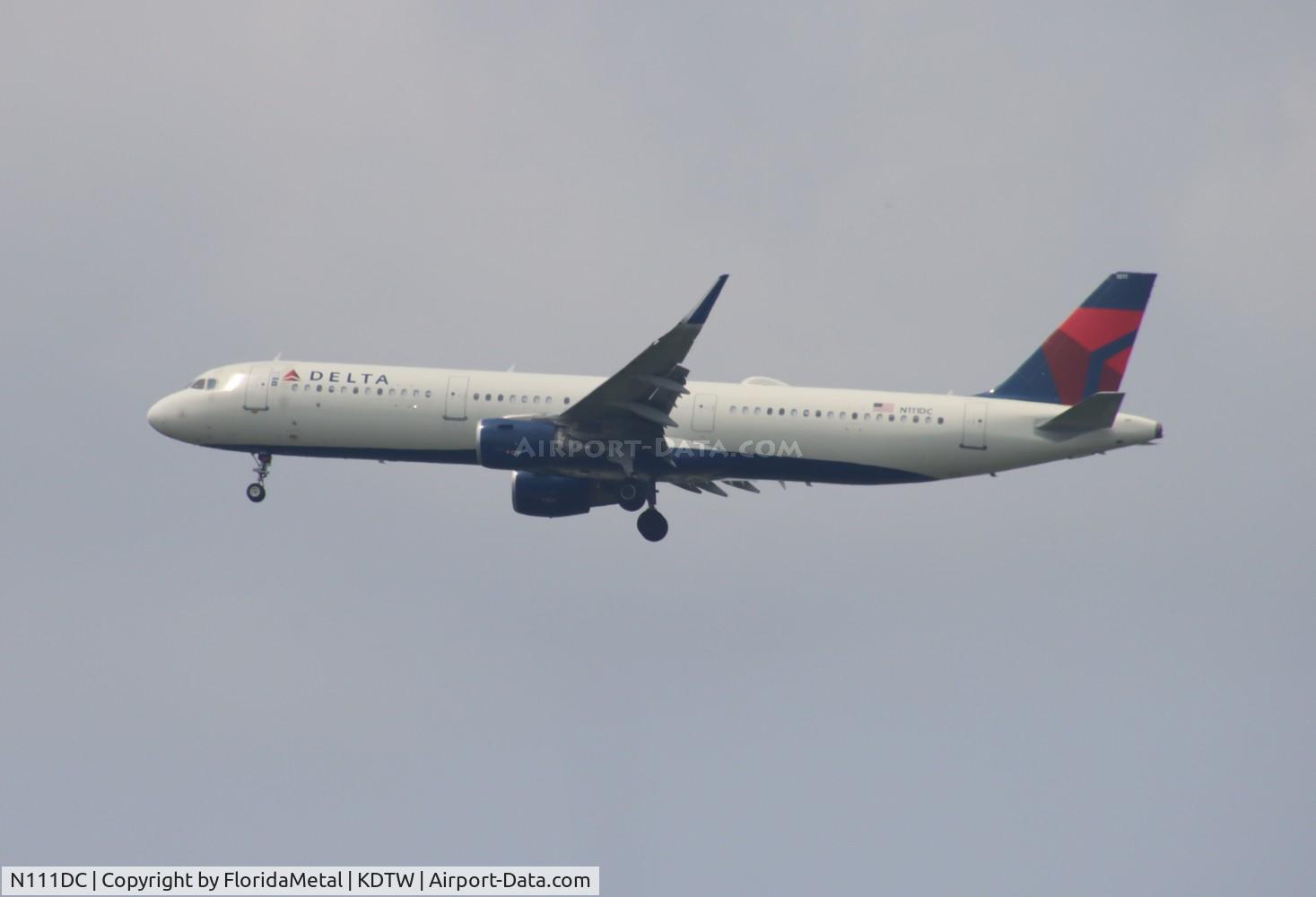 N111DC, 2020 Airbus A321-211 C/N 10018, DAL A321 zx lax-dtw