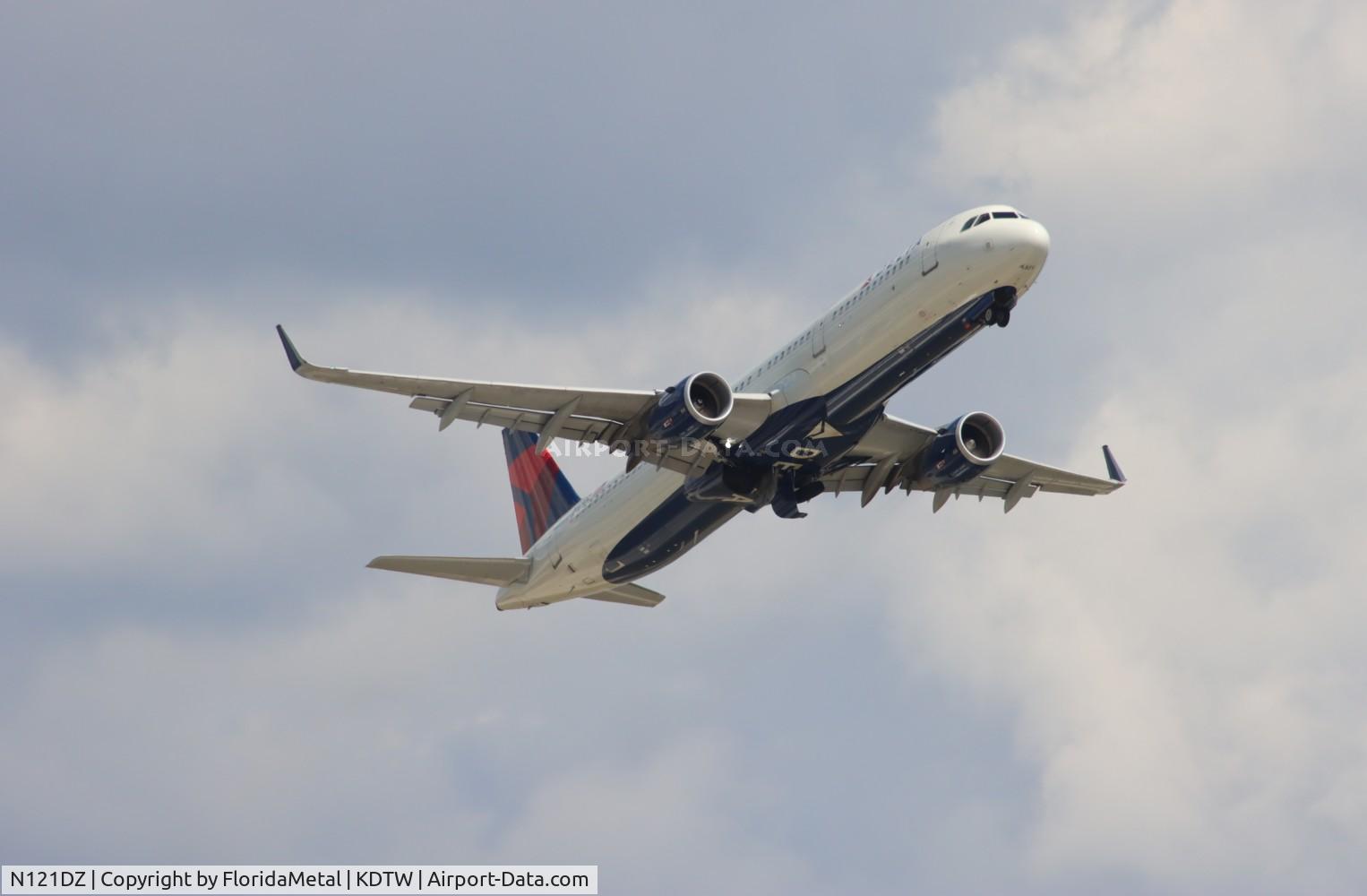 N121DZ, 2021 Airbus A321-211 C/N 10233, DAL A321 zx dtw-lga