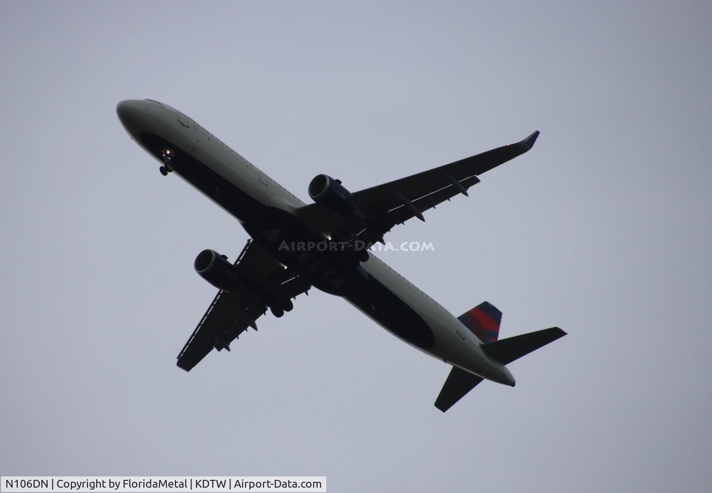 N106DN, 2020 Airbus A321-211 C/N 10088, DAL A321 zx slc-dtw