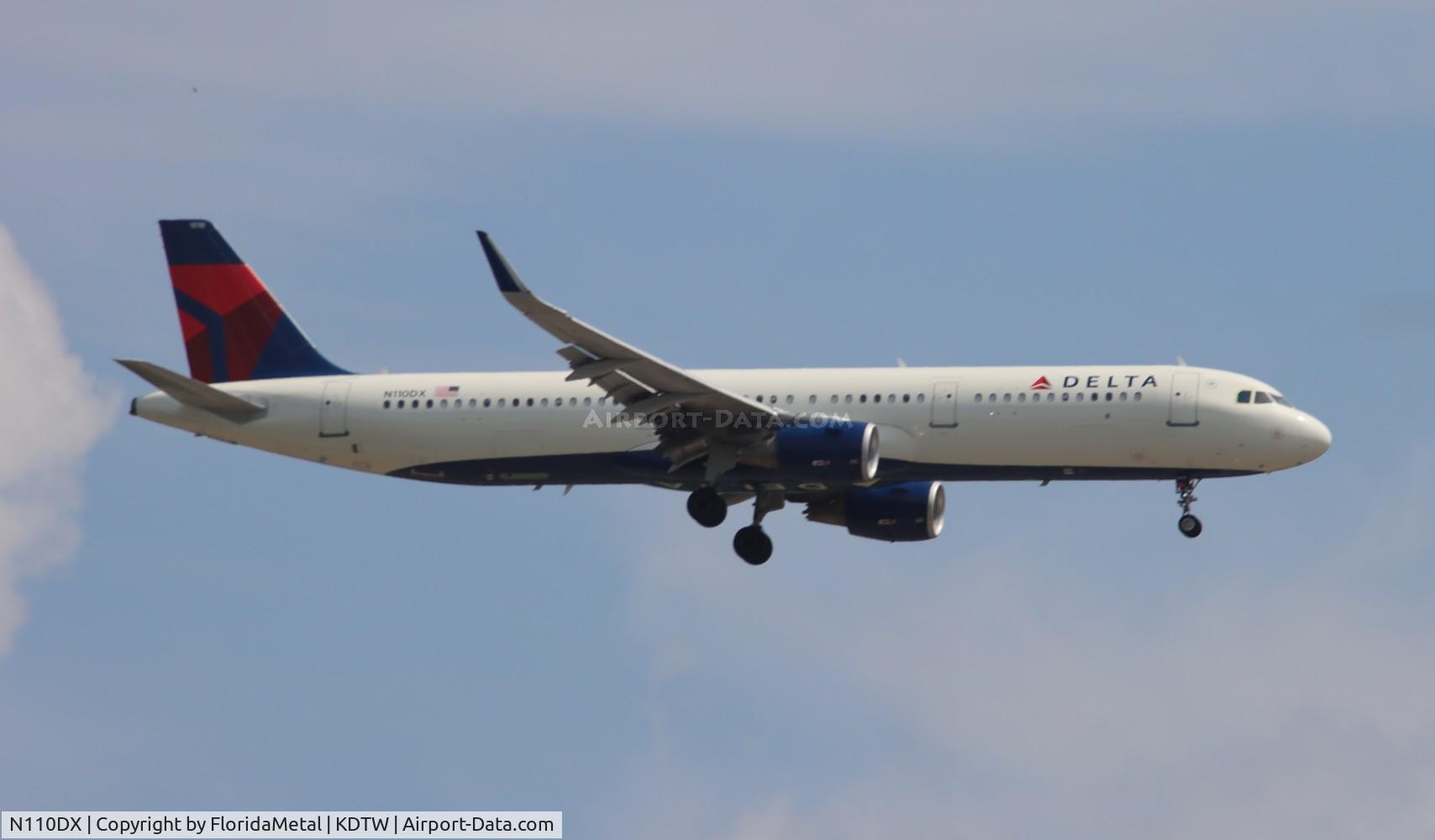 N110DX, 2020 Airbus A321-211 C/N 10015, DAL A321 zx lga-dtw