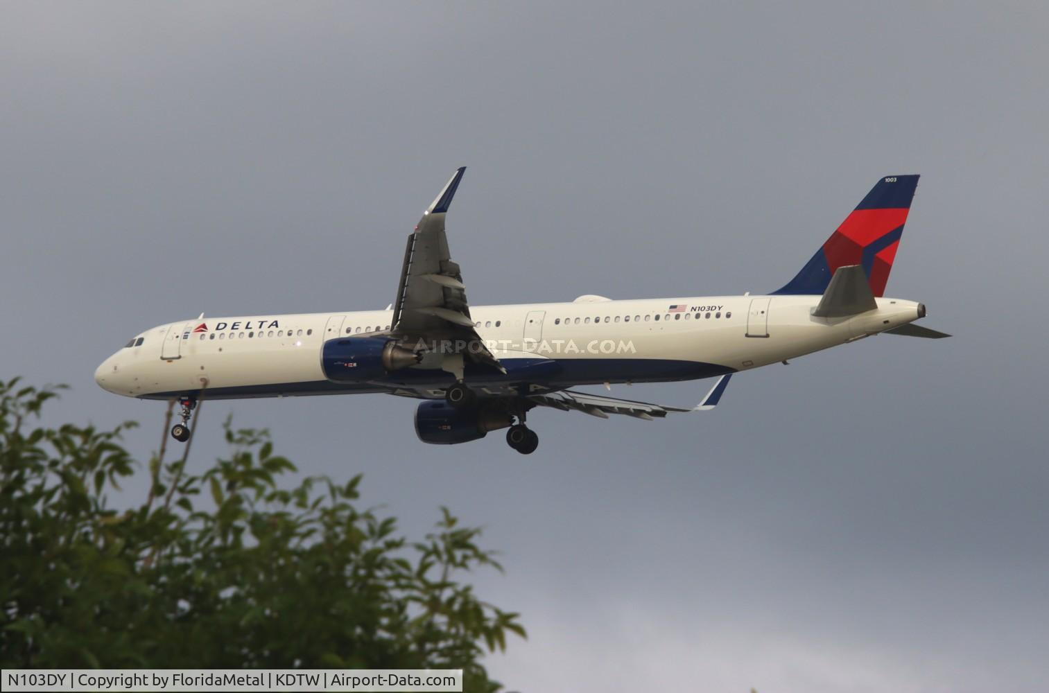 N103DY, 2020 Airbus A321-211 C/N 9538, DAL A321 zx lga-dtw