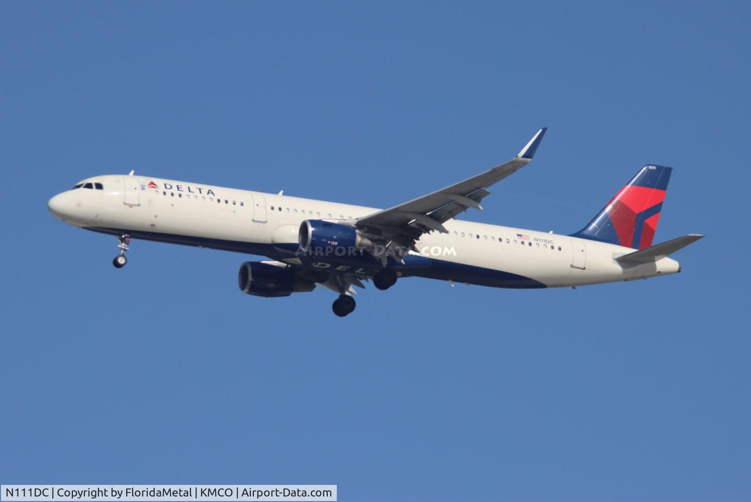 N111DC, 2020 Airbus A321-211 C/N 10018, DAL A321 zx lga-mco