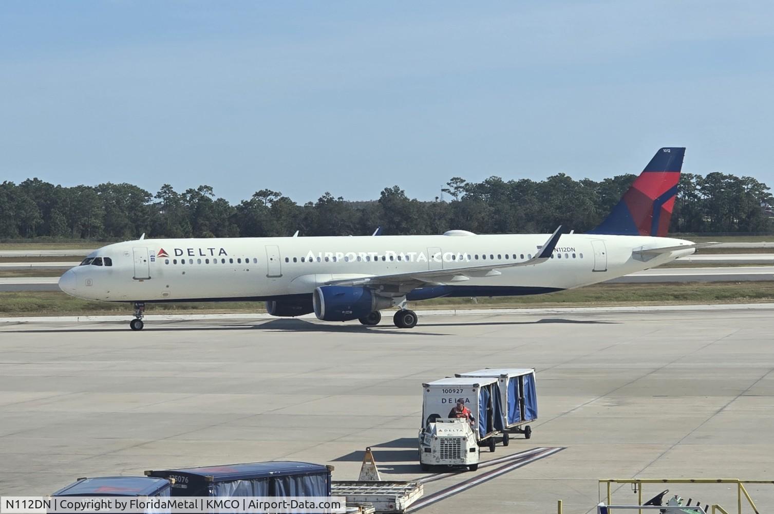 N112DN, 2021 Airbus A321-211 C/N 10085, DAL A321 zx lga-mco