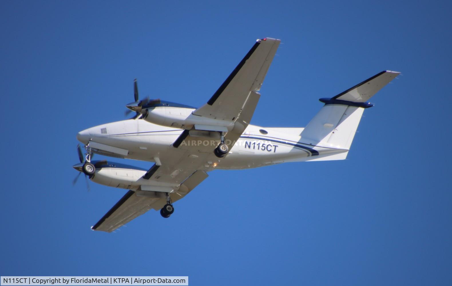 N115CT, 1999 Raytheon Aircraft Company B200 C/N BB-1669, KingAir 200 zx 