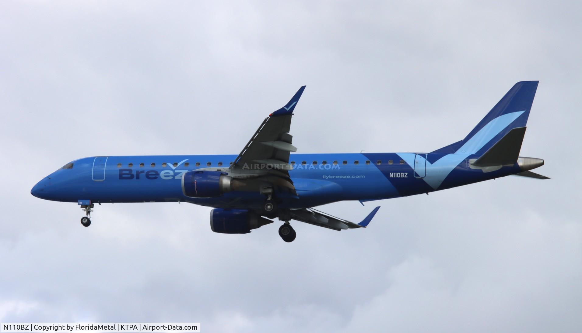 N110BZ, 2007 Embraer 190AR (ERJ-190-100IGW) C/N 19000075, MXY E190 zx mco-tpa