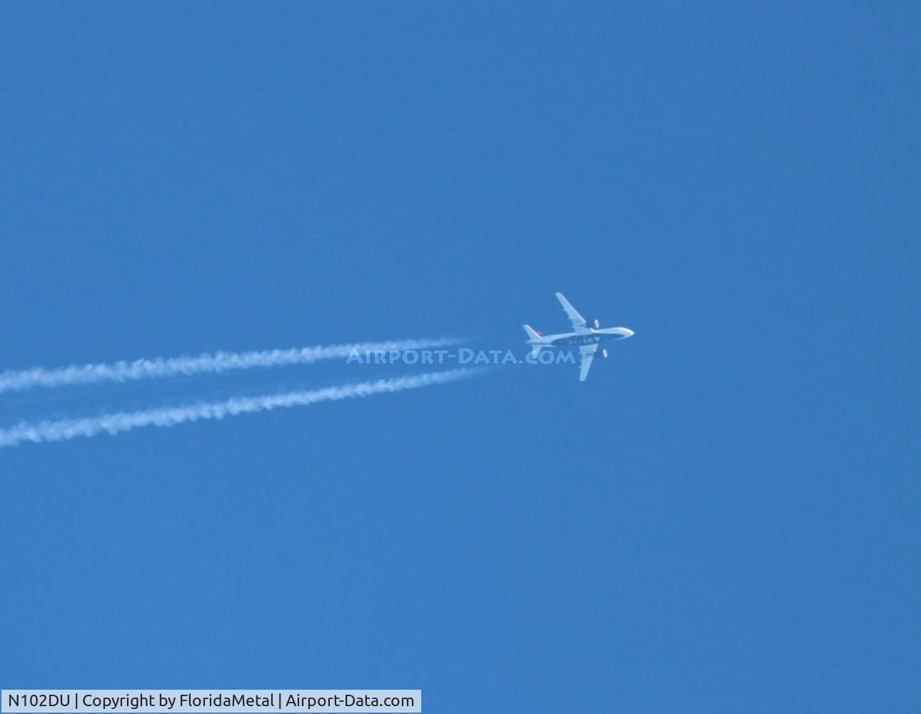 N102DU, 2018 Airbus A220-100 C/N 50021, DAL A221 zx msp-jfk in flight over Michigan 