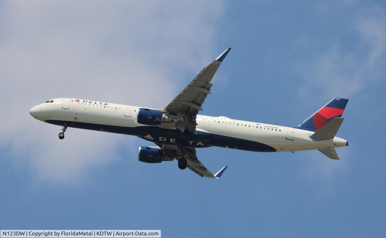 N123DW, 2021 Airbus A321-211 C/N 10234, DAL A321 zx atl-dtw