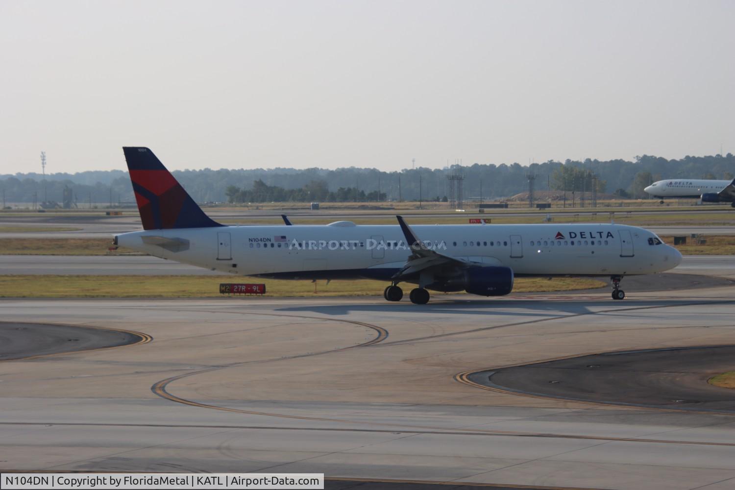 N104DN, 2020 Airbus A321-231 C/N 10009, DAL A321 zx atl-lga