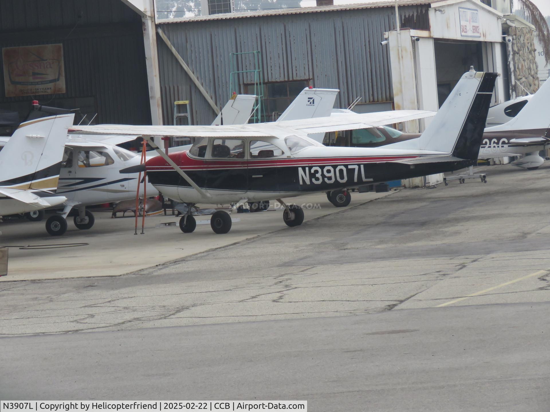 N3907L, 1965 Cessna 172G C/N 17254076, Being worked on