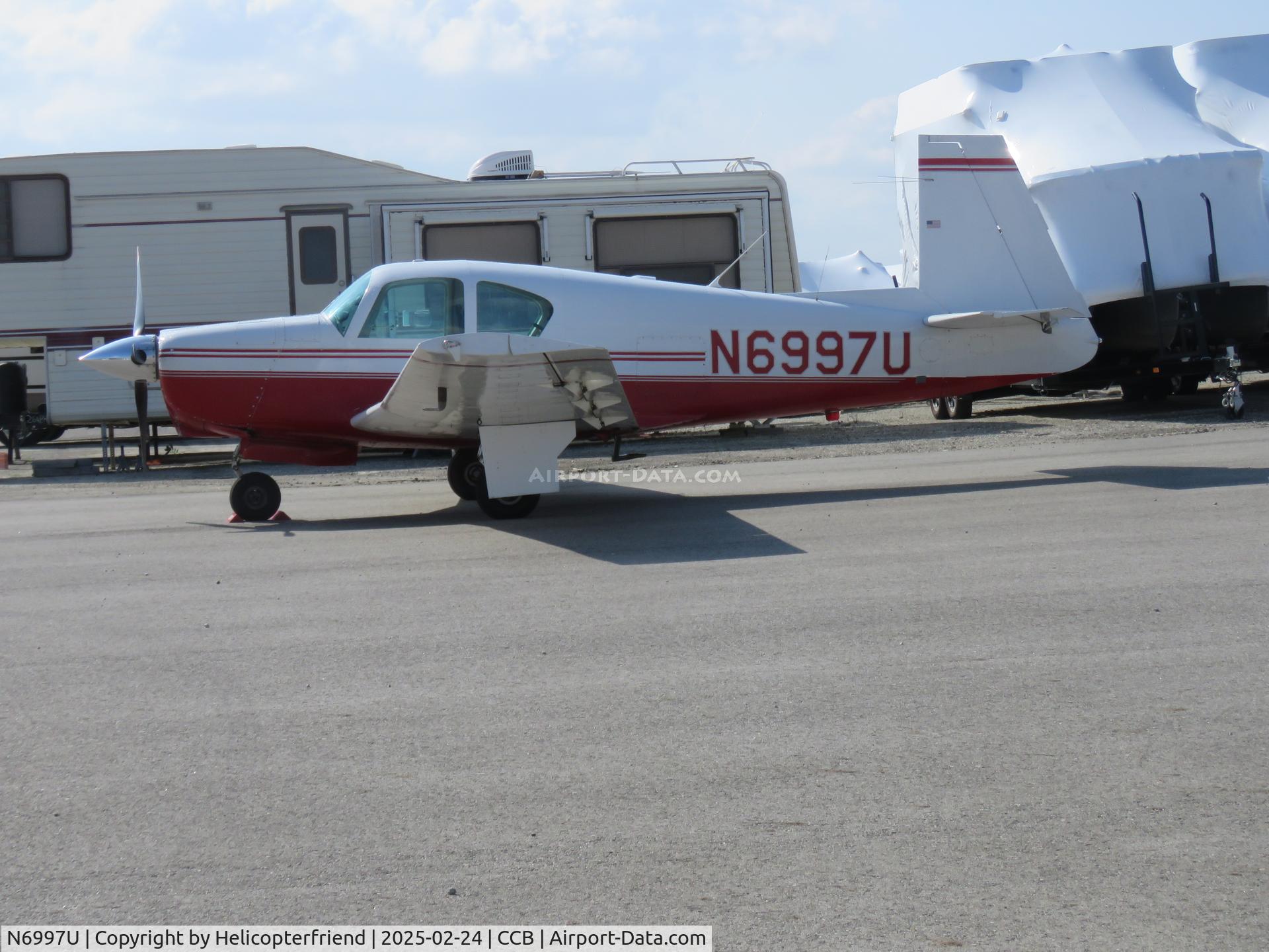 N6997U, 1964 Mooney M20C Ranger C/N 2718, Parked on the west side