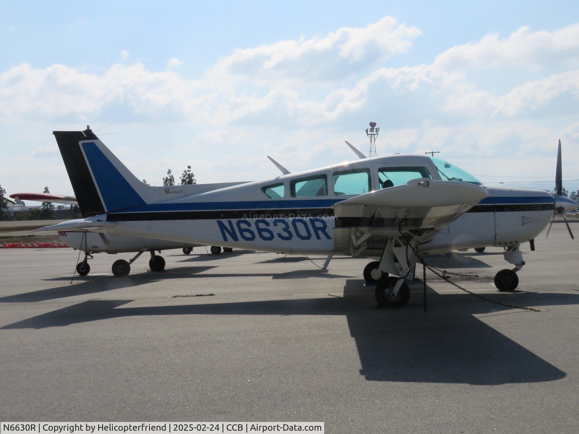 N6630R, 1974 Beech B24R Sierra C/N MC-314, Parked in transit parking