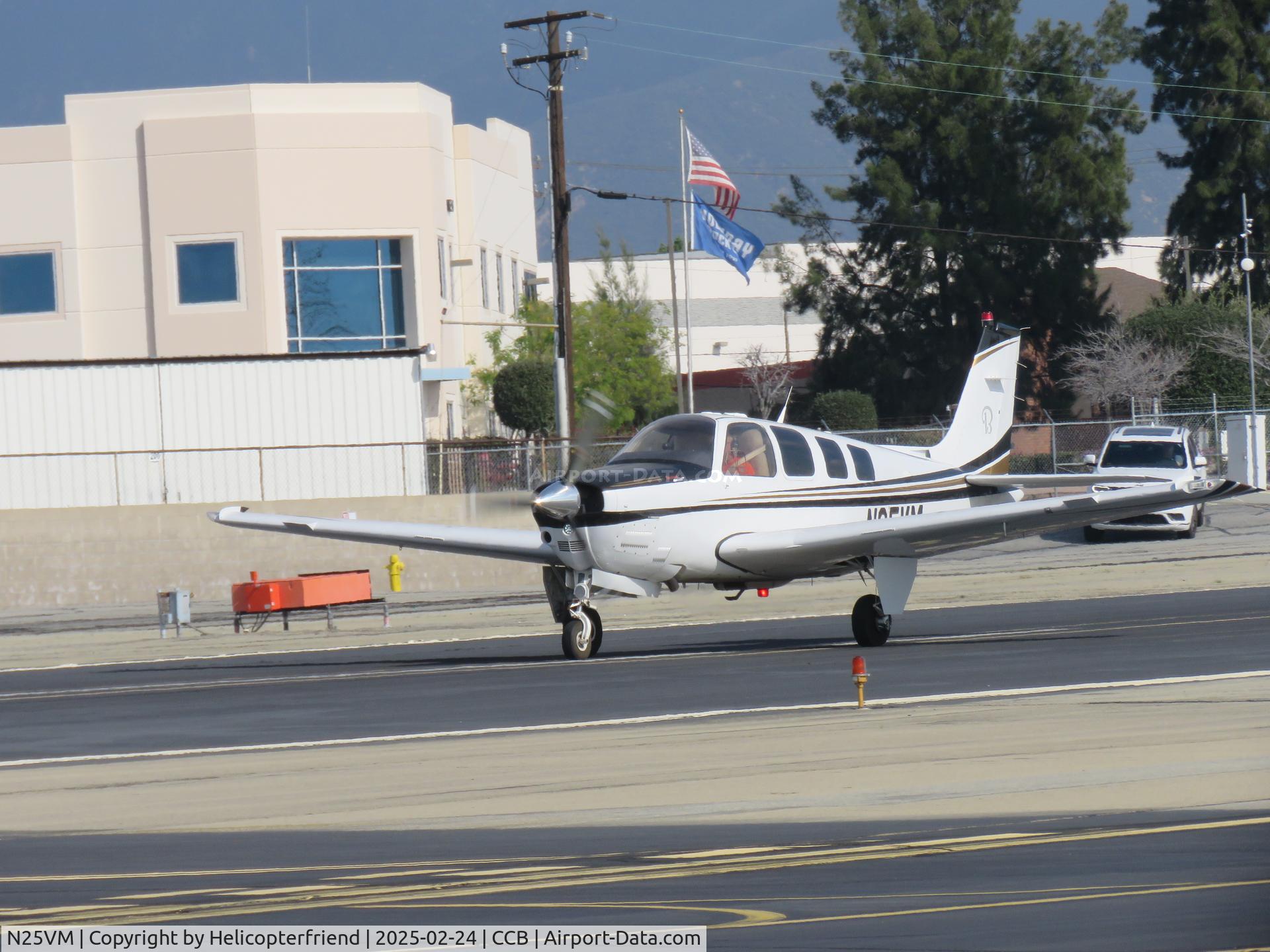 N25VM, 2005 Beech G36 C/N E-3690, Starting take off roll