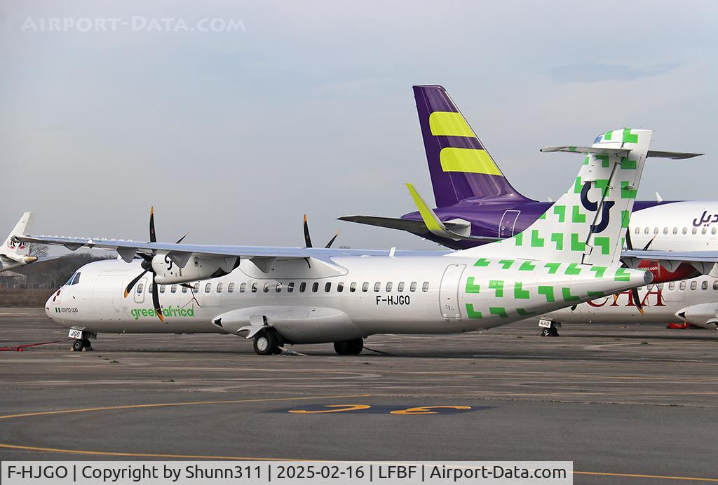 F-HJGO, 2008 ATR 72-212A C/N 852, Parked with his new operator livery as Green Africa Airways, Nigeria
