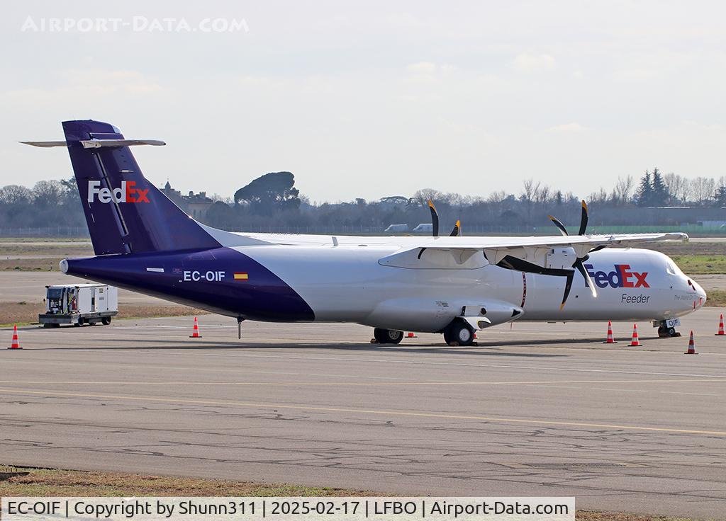 EC-OIF, 2024 ATR 72-600F C/N 1764, Parked at the Cargo apron...