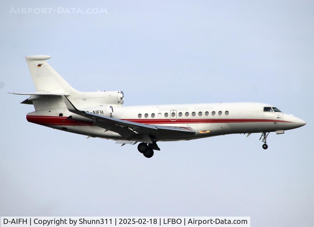 D-AIFH, 2012 Dassault Falcon 7X C/N 168, Landing rwy 14L